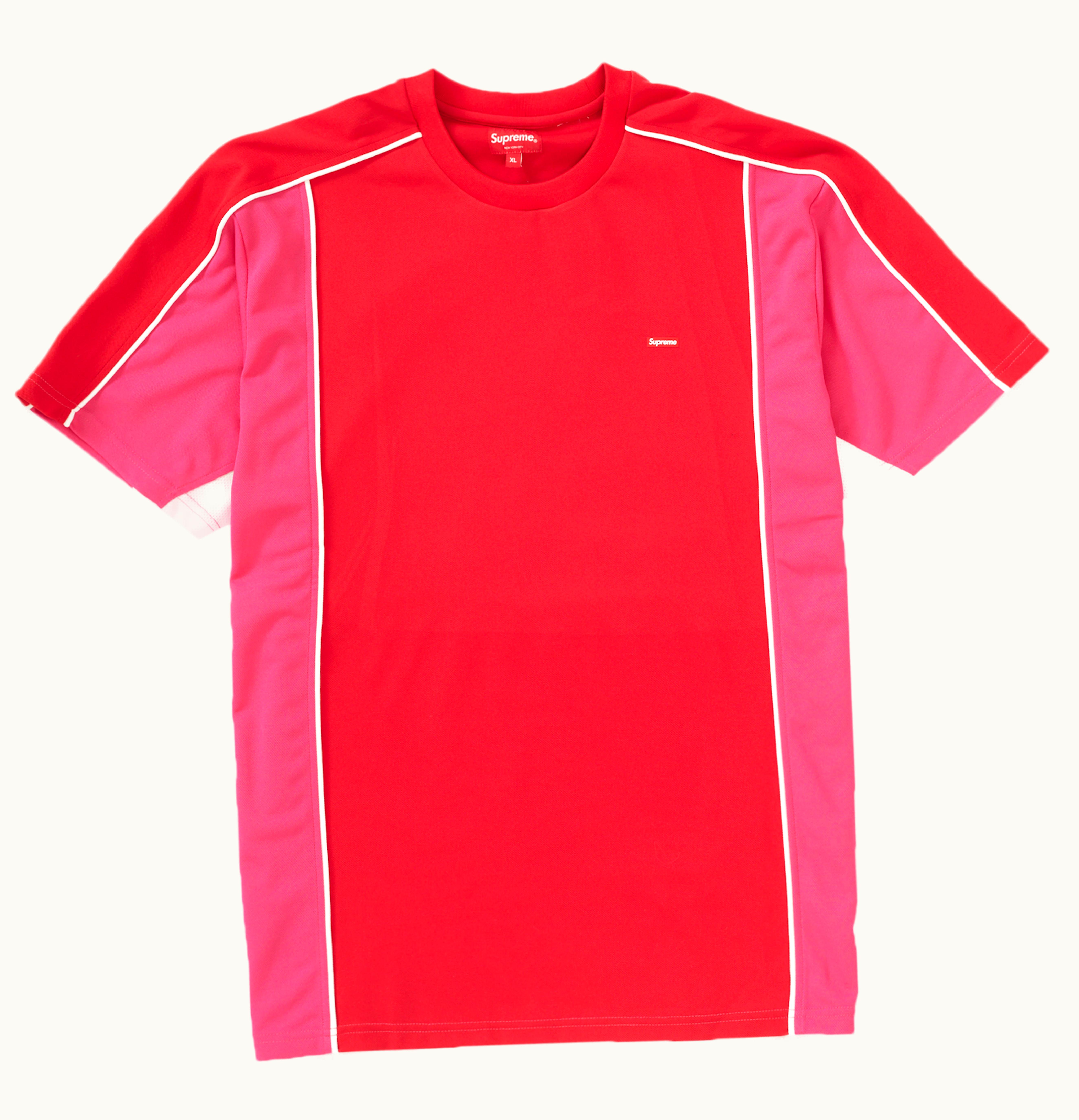 Supreme Supreme Mesh Panel S S Top Red