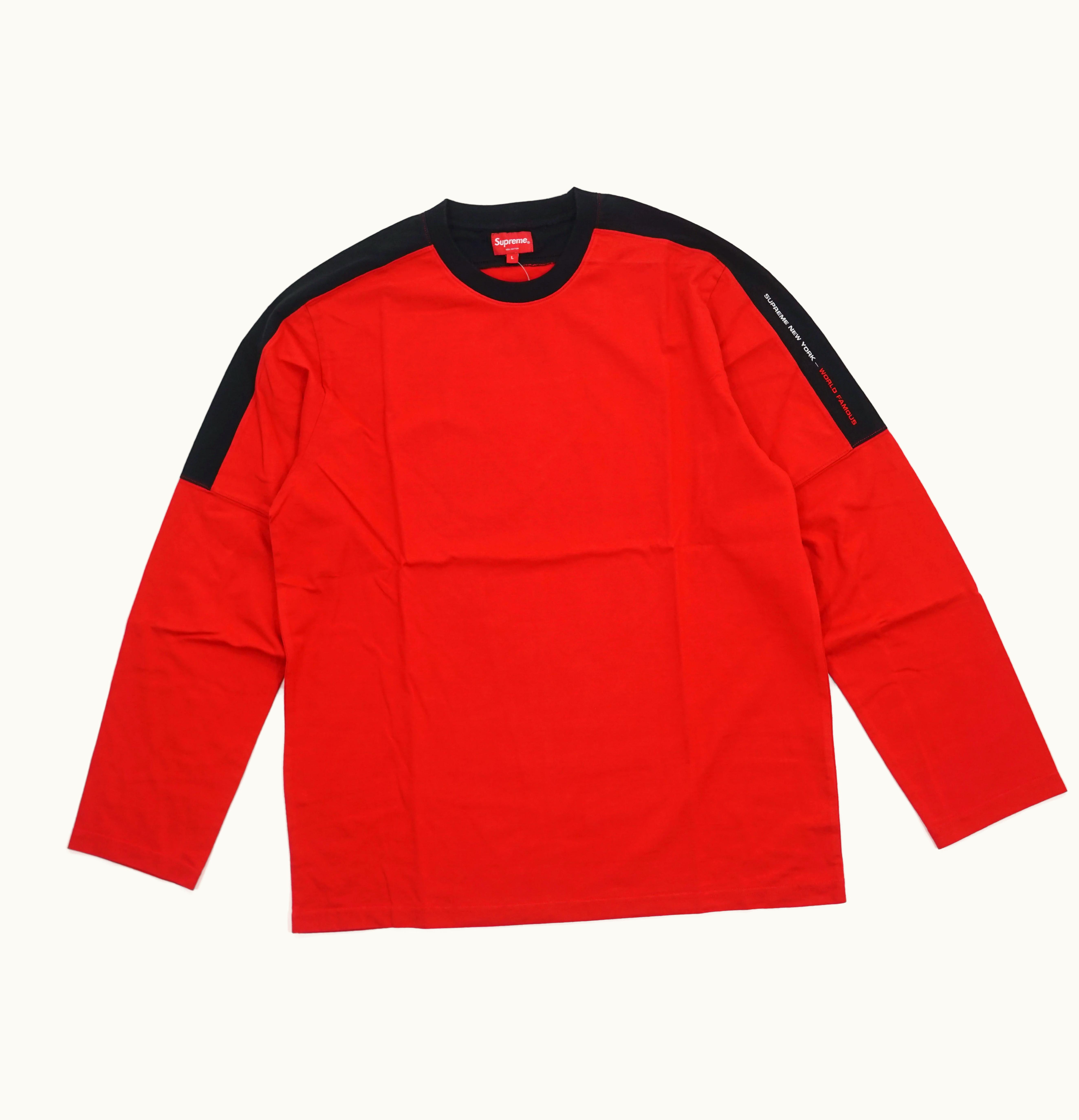 Supreme Supreme Paneled L S Top Red