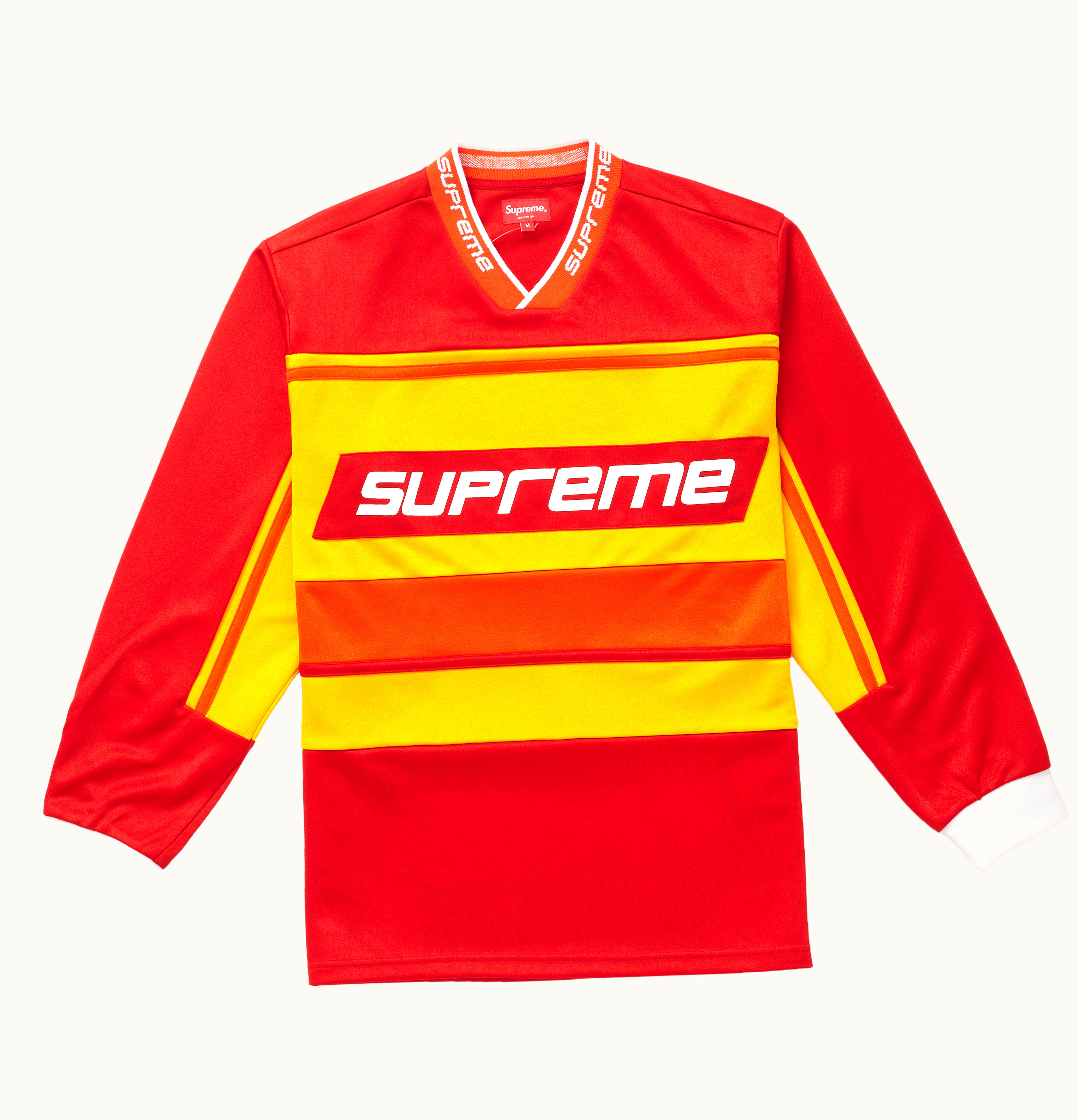 Supreme Supreme Warm Up Hockey Jersey Red