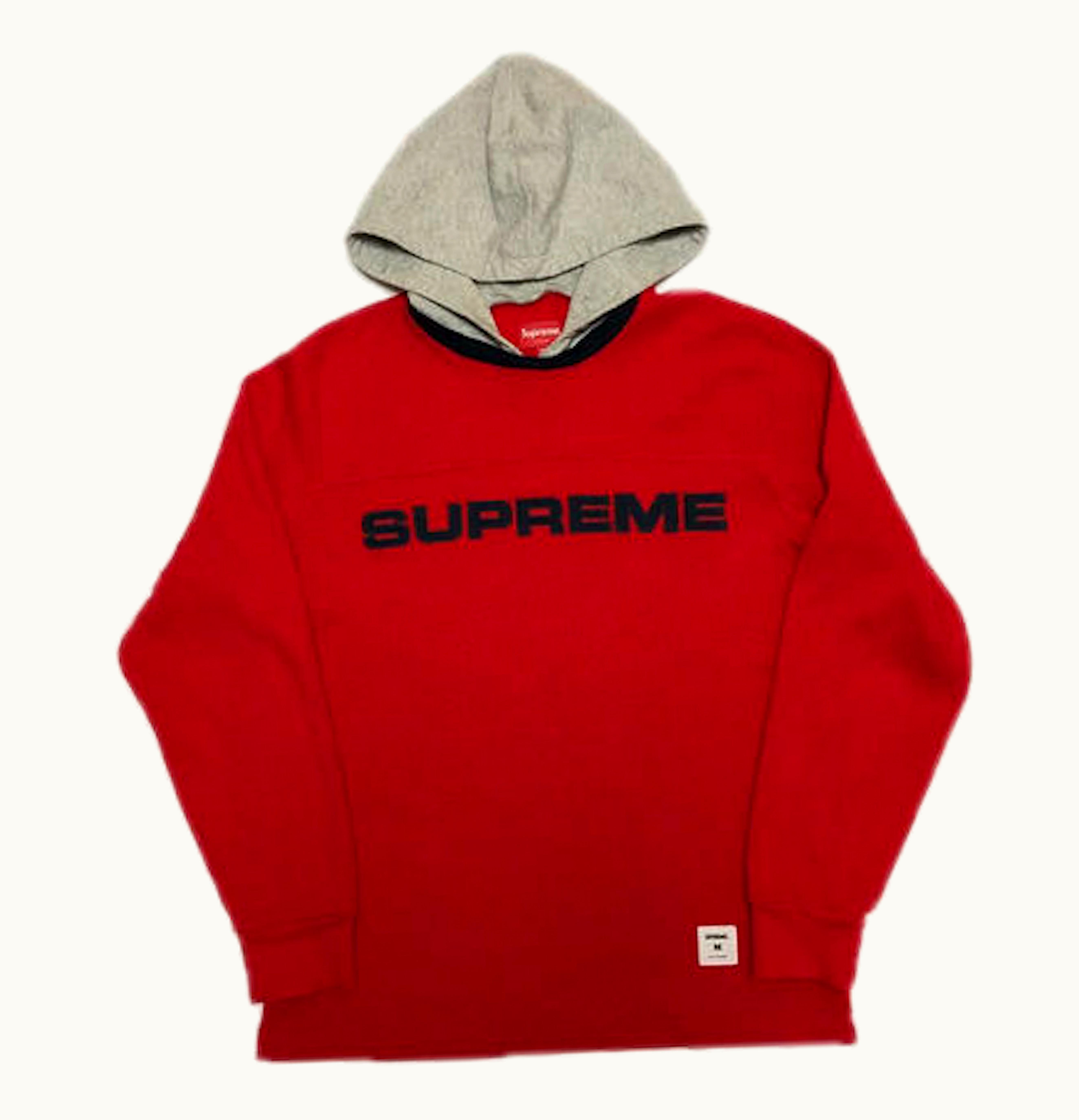 Supreme Supreme Hooded Waffle Ringer Red