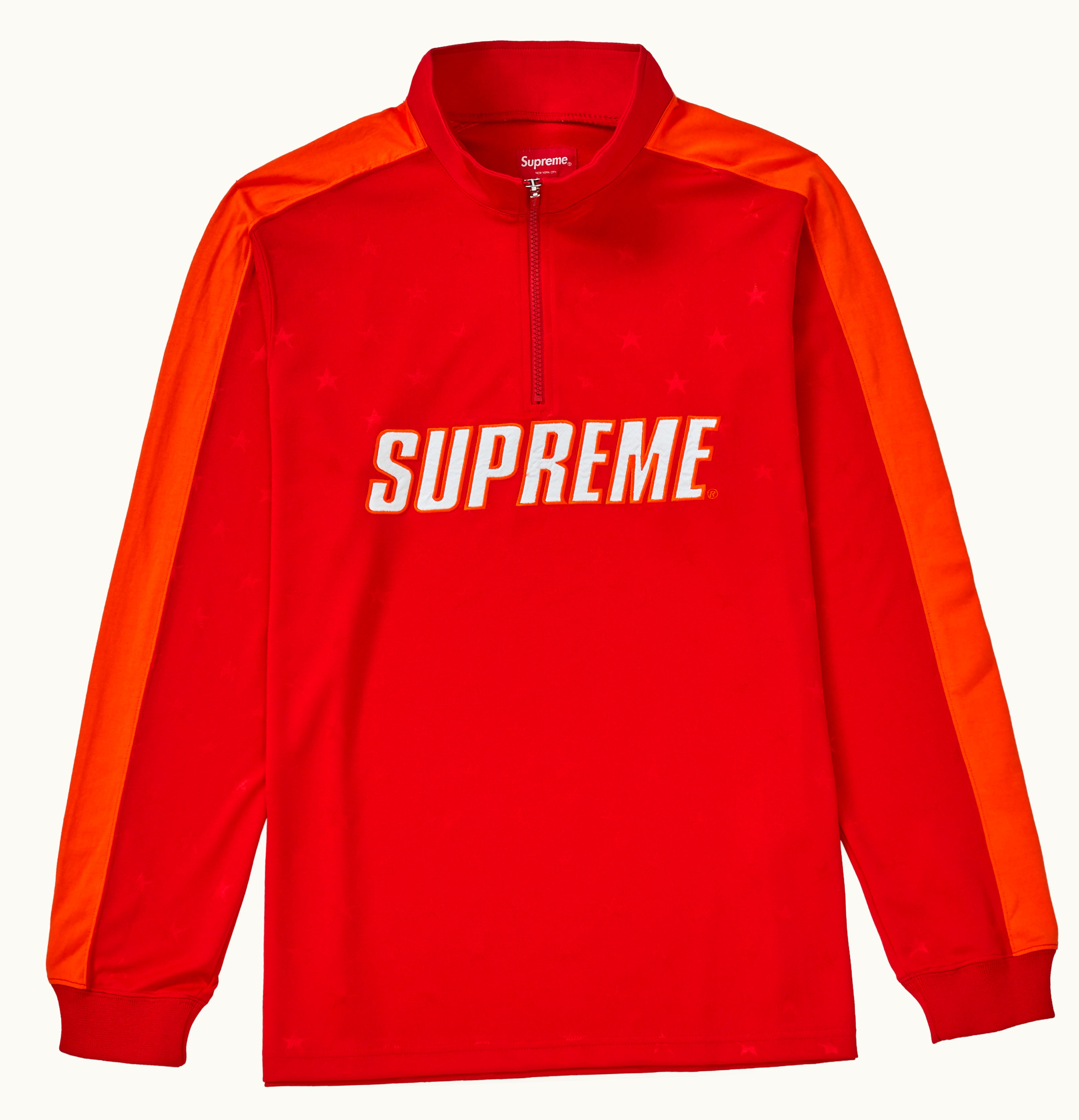 Supreme Supreme Track Half Zip Pullover Red