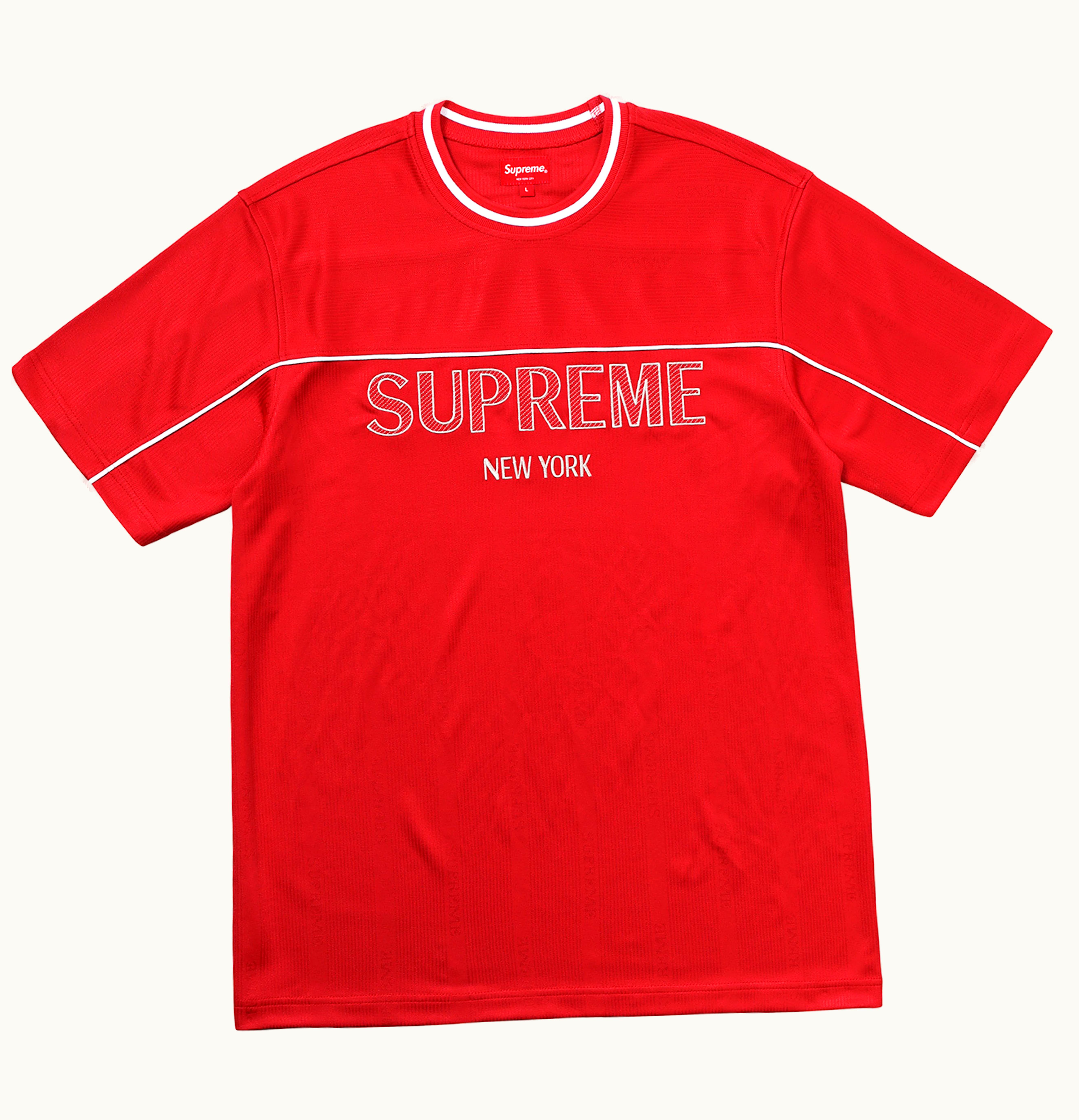 Supreme Supreme Dazzle Warm Up Top Red