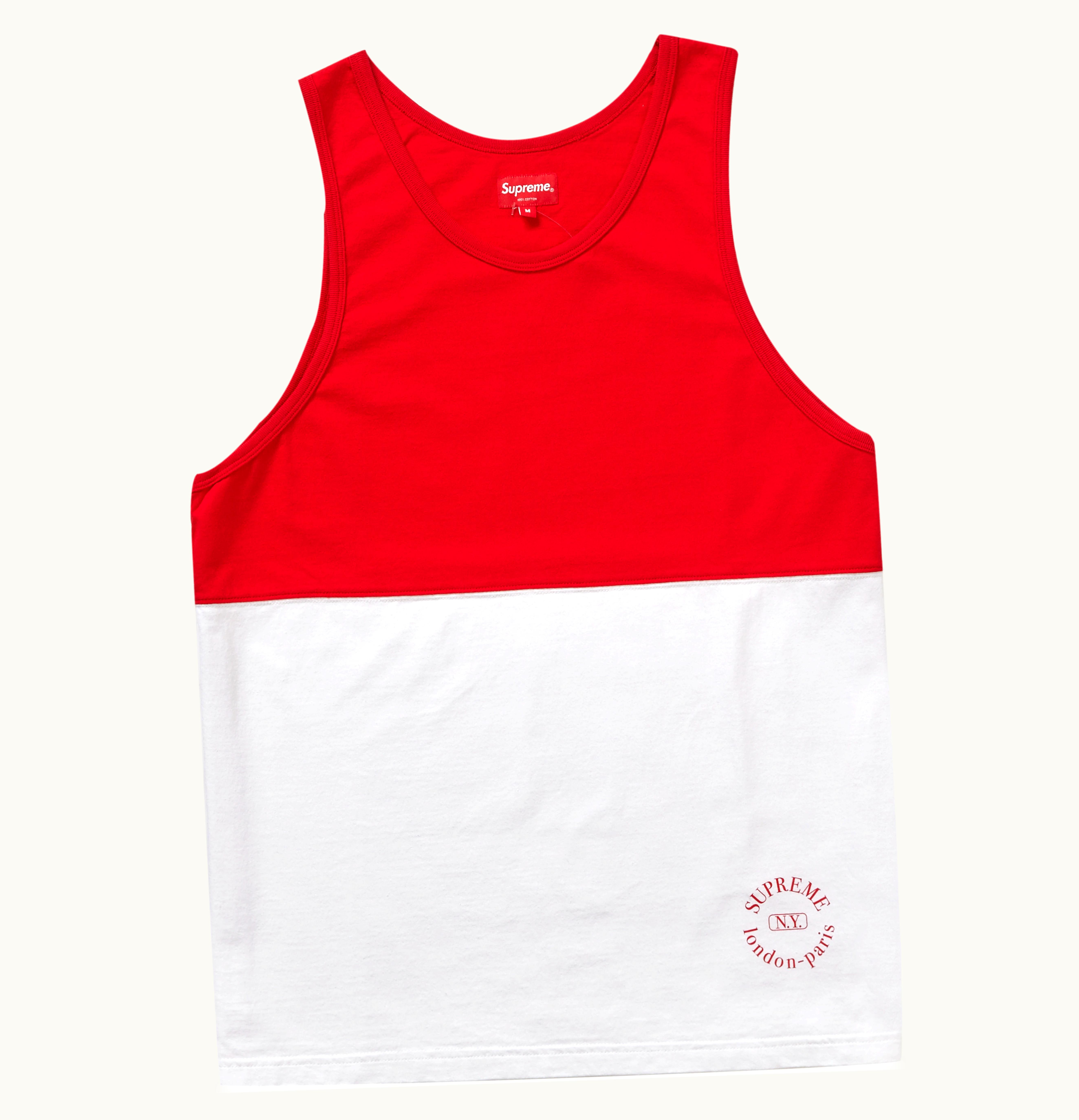 Supreme Supreme Split Tank Top Red