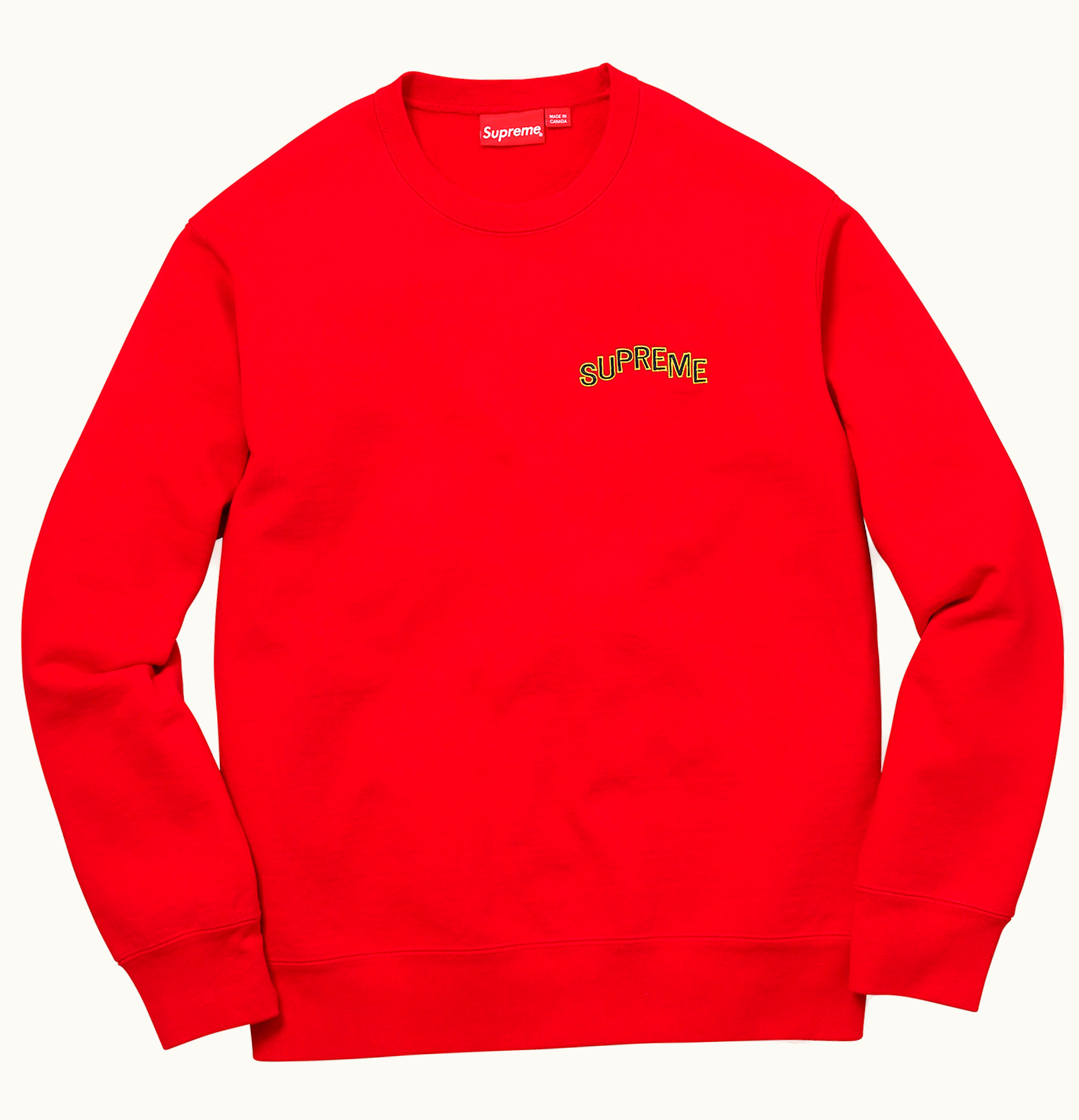 Supreme Supreme Step Arc Crewneck Red