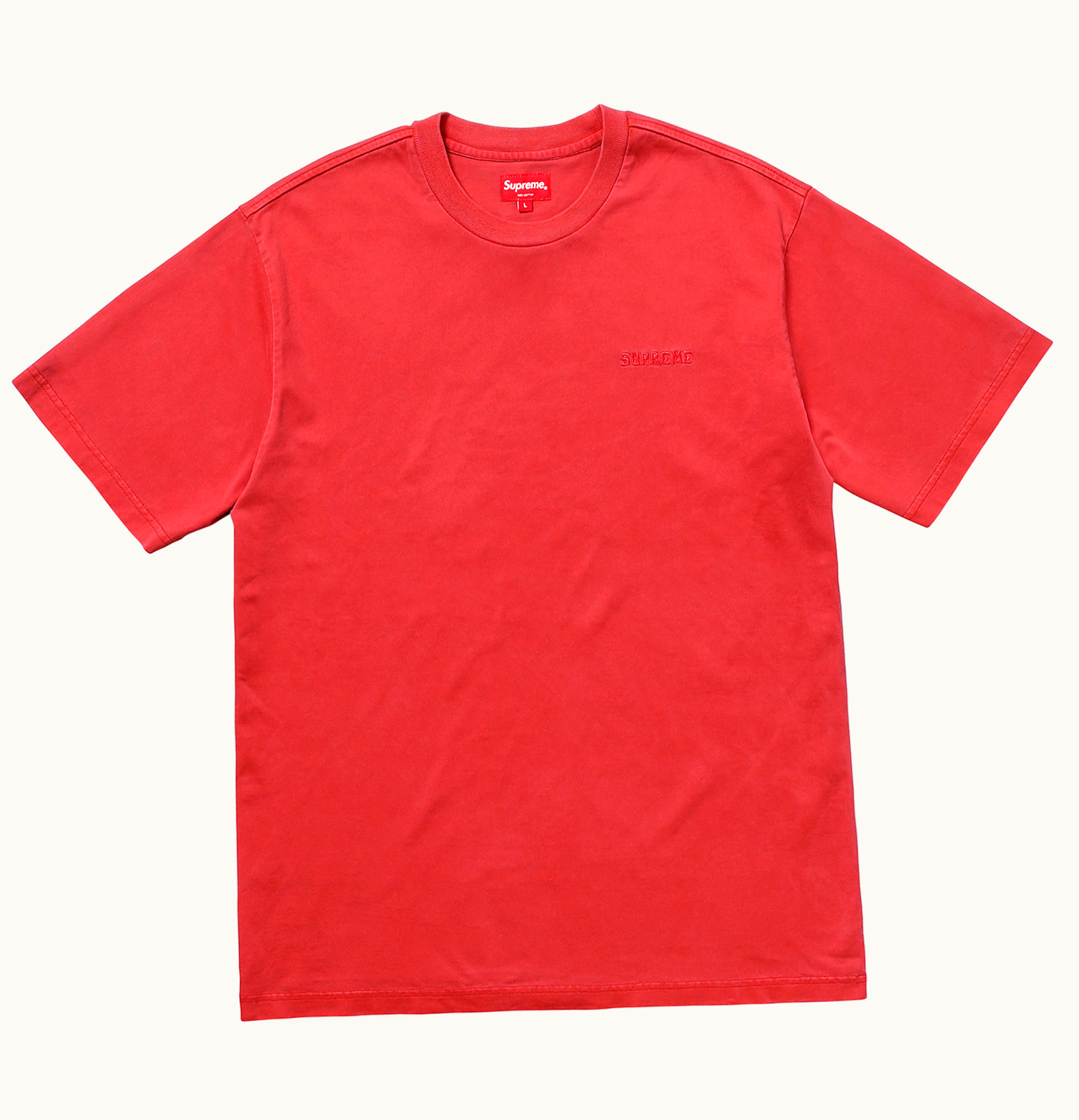 Supreme Supreme Overdyed Tee Red