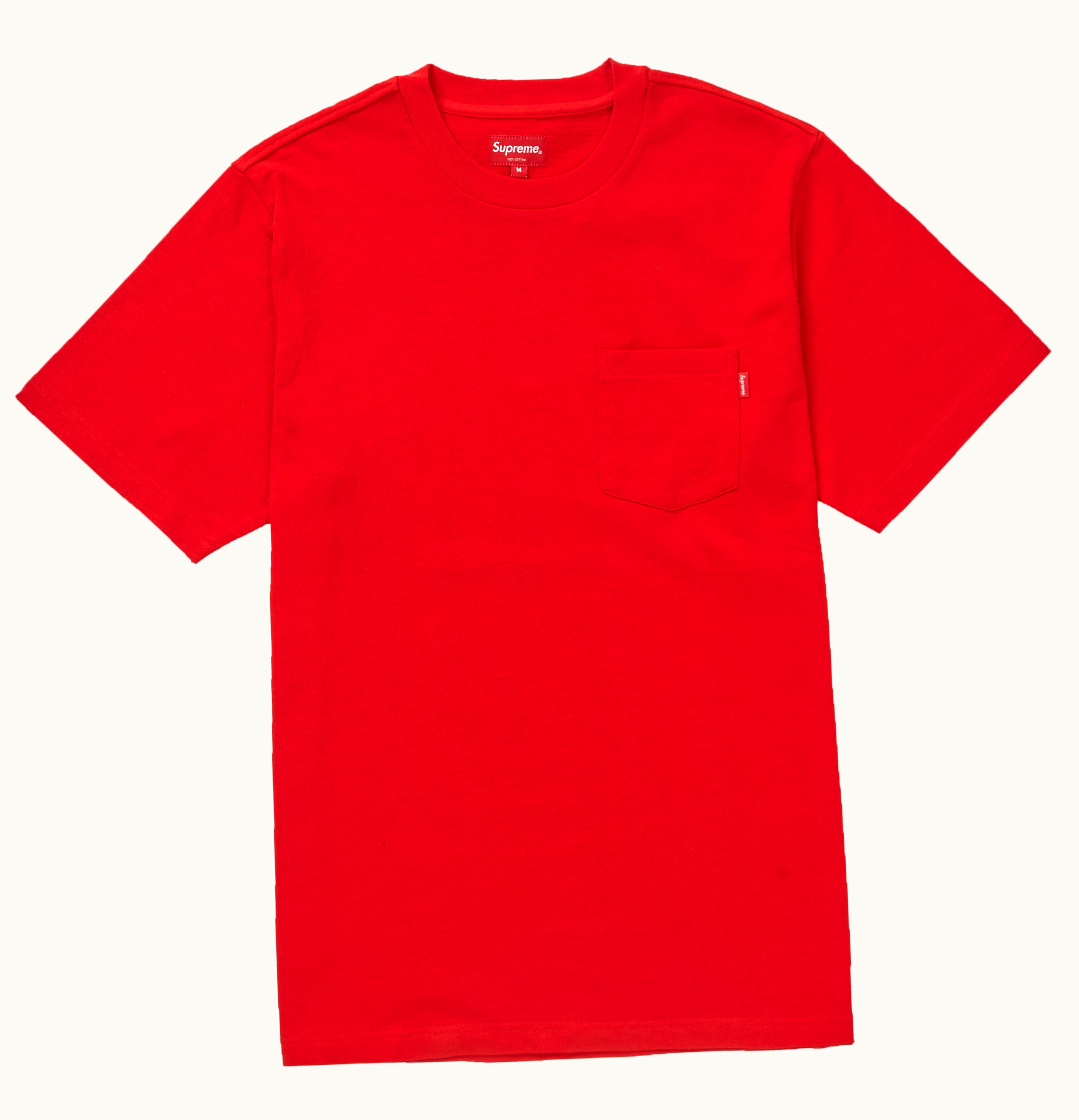 Supreme Supreme S S Pocket Tee Red