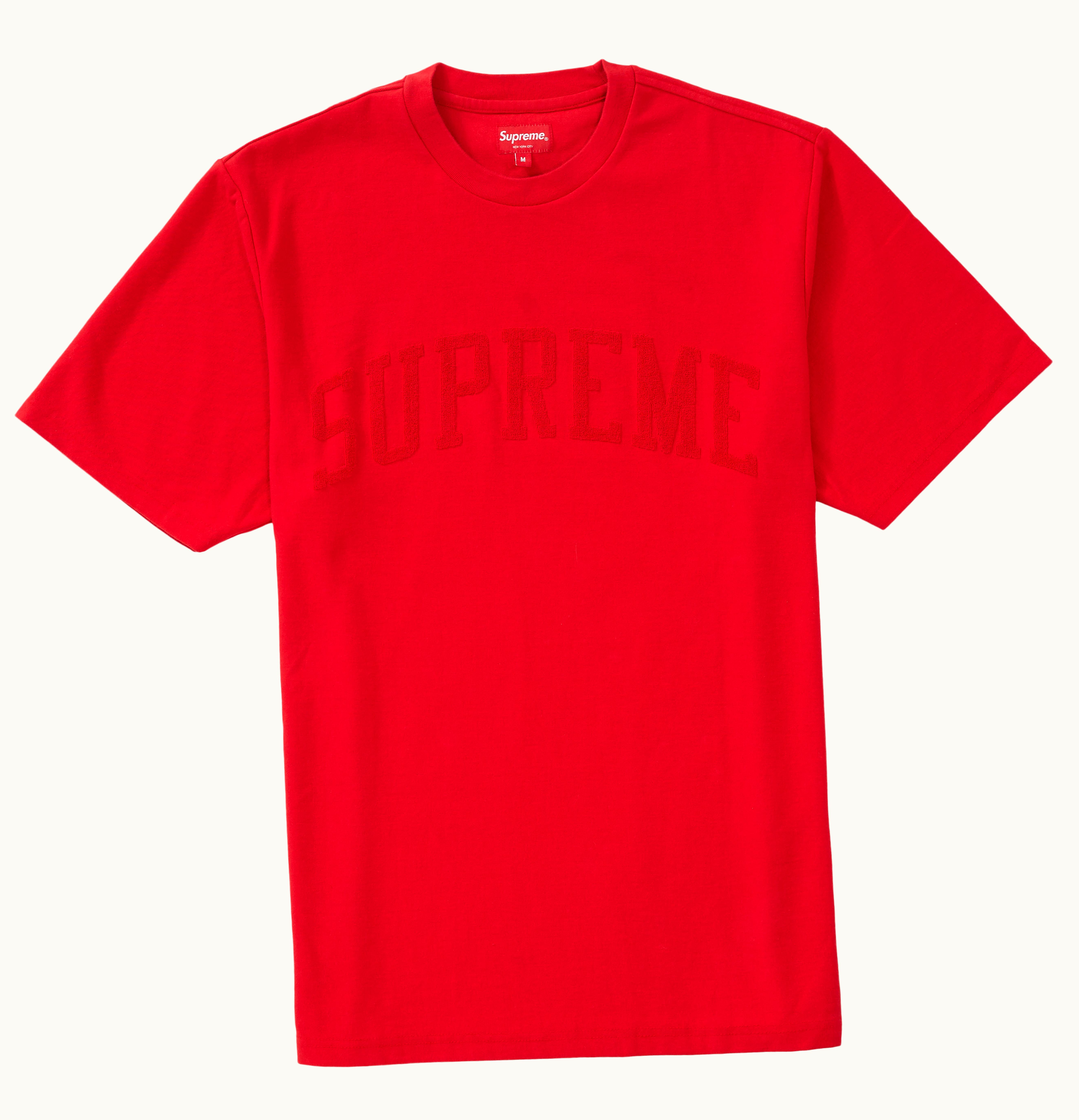Supreme Supreme Chenille Arc Logo S S Top Red