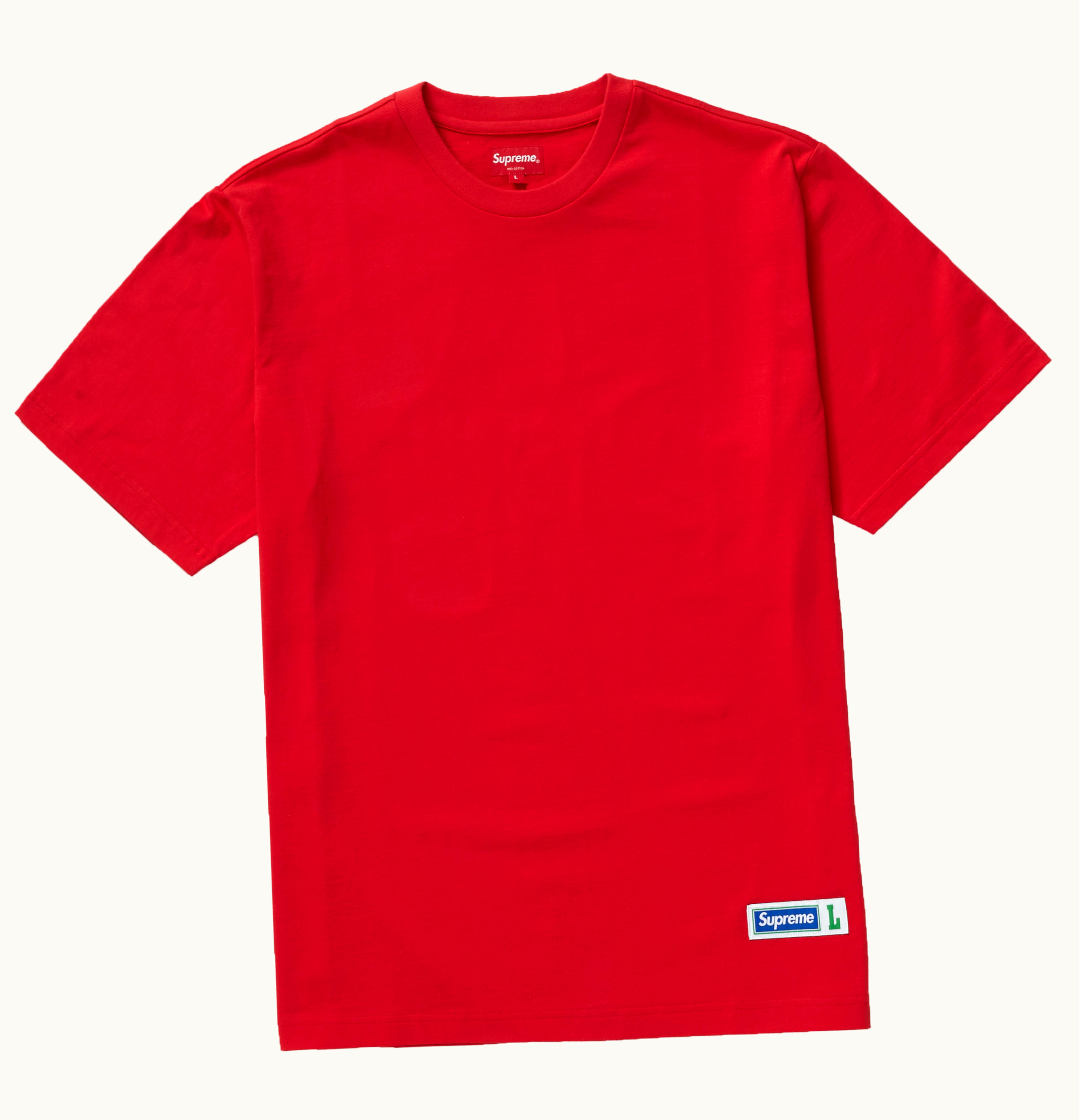 Supreme Supreme Athletic Label Tee Red