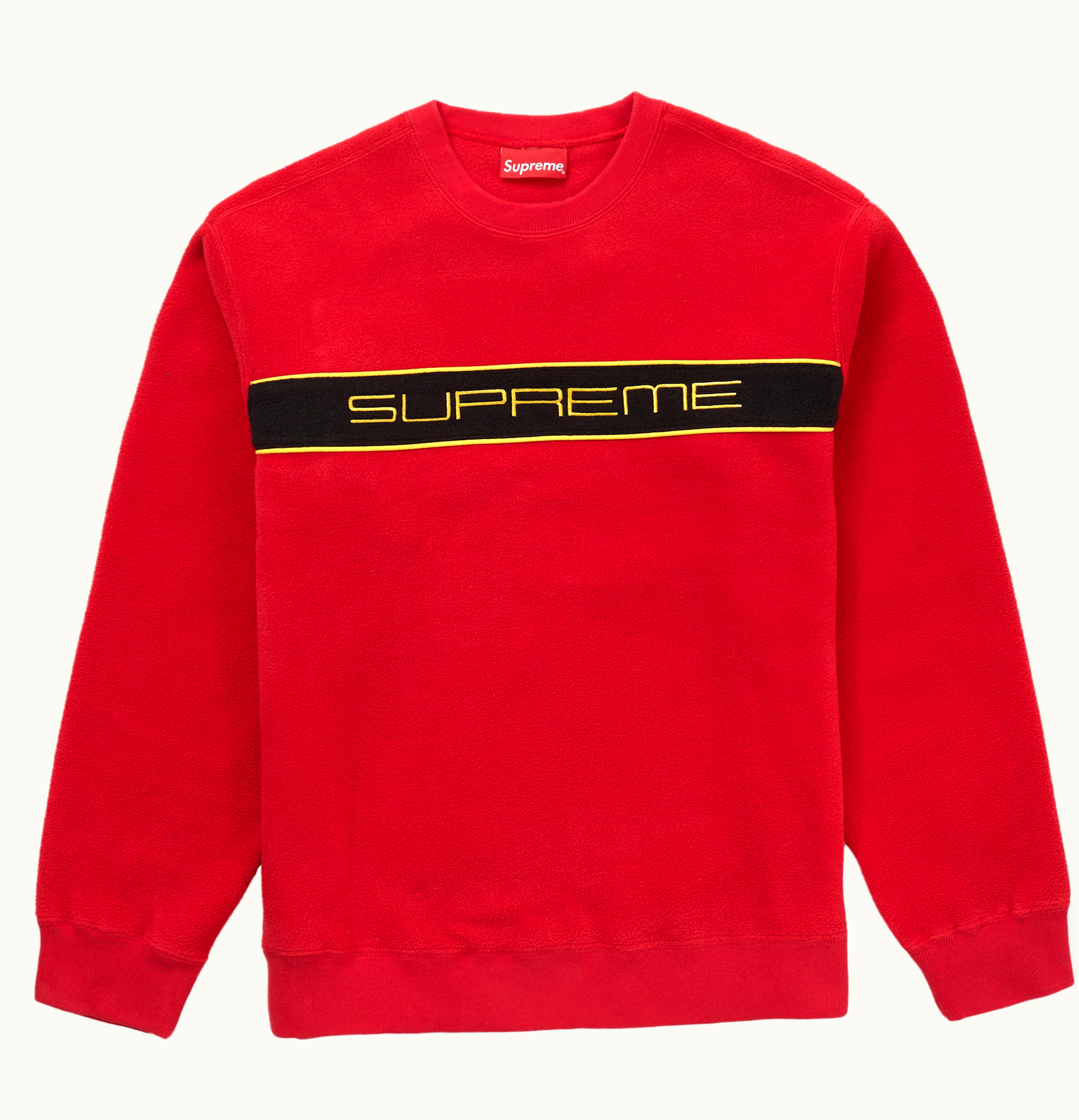 Supreme Supreme Polartec Crewneck Red