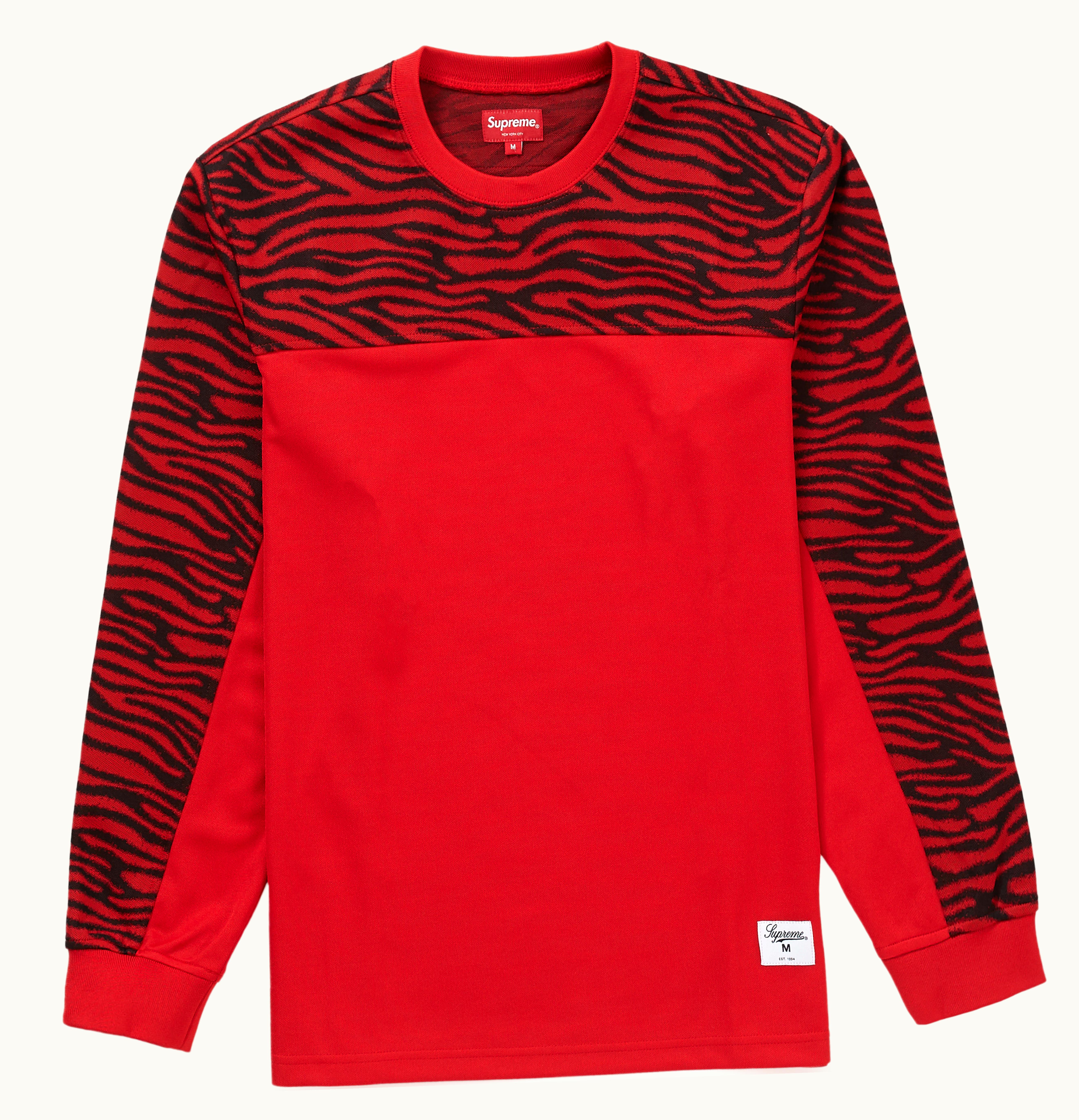 Supreme Supreme Zebra L S Top Red