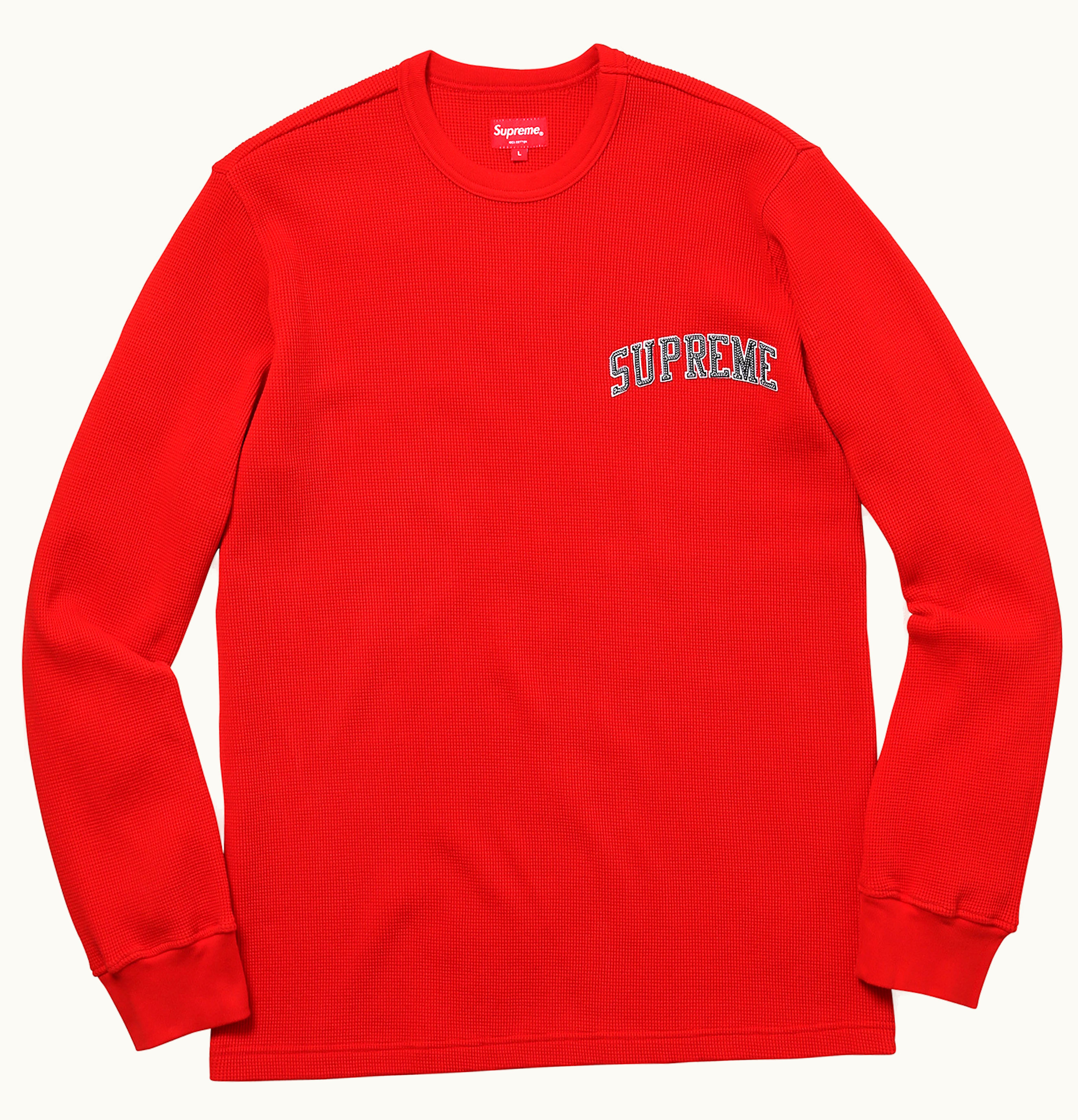 Supreme Supreme Arc Logo LS Thermal Red