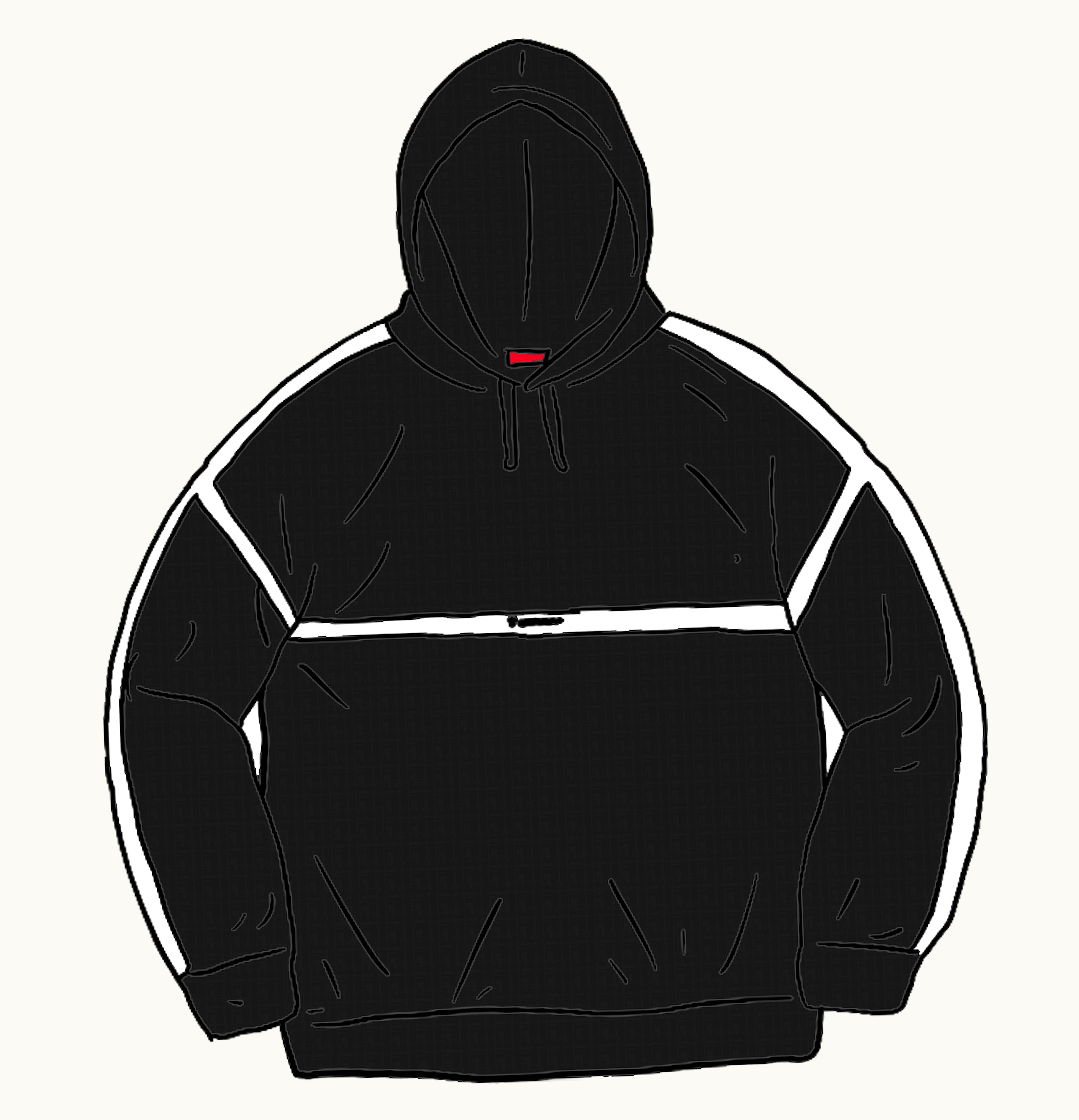 Supreme Supreme Warm Up Hooded Sweatshirt Black