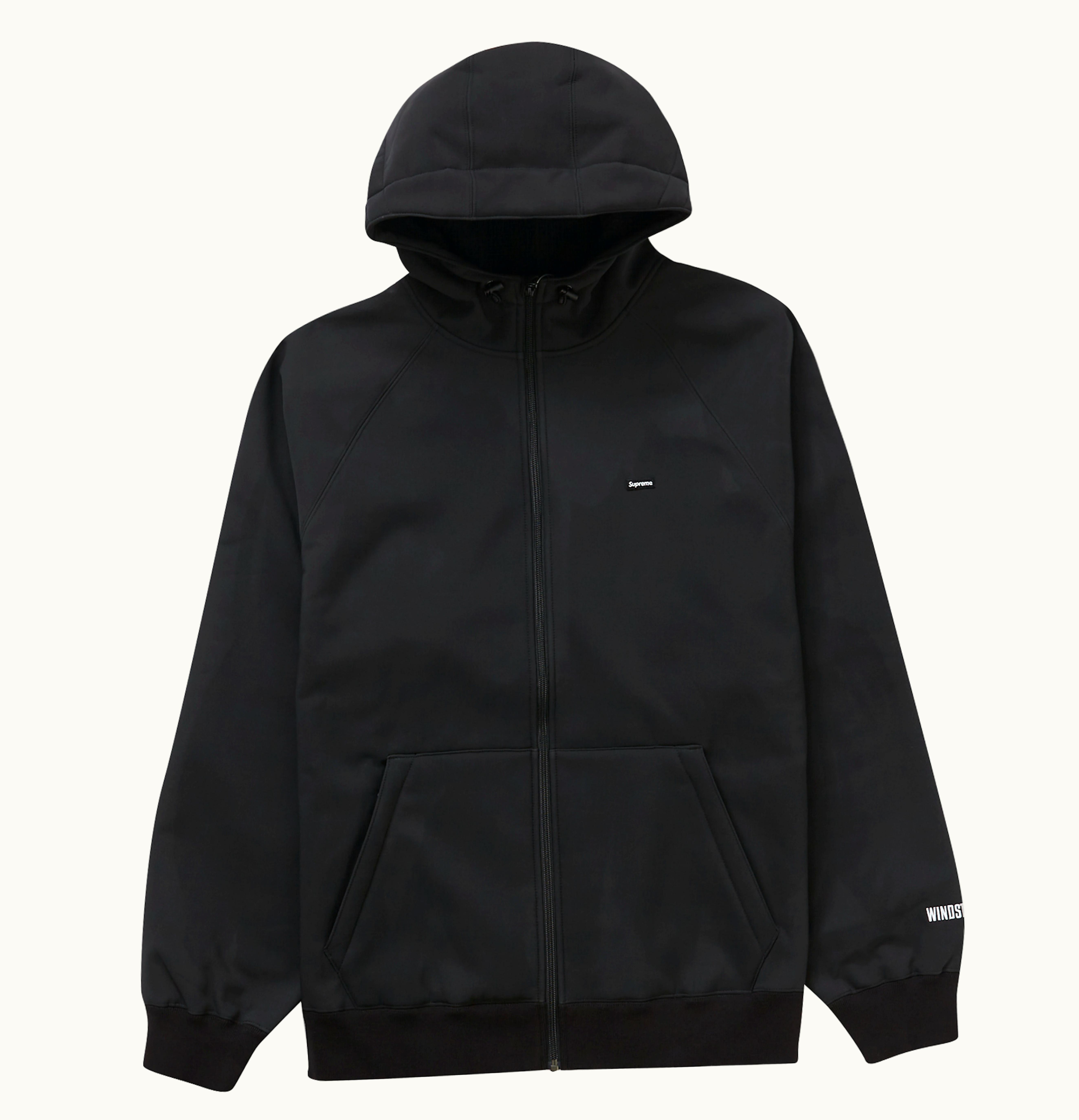 Supreme Supreme WINDSTOPPER Zip Up Hooded Sweatshirt FW22 Black