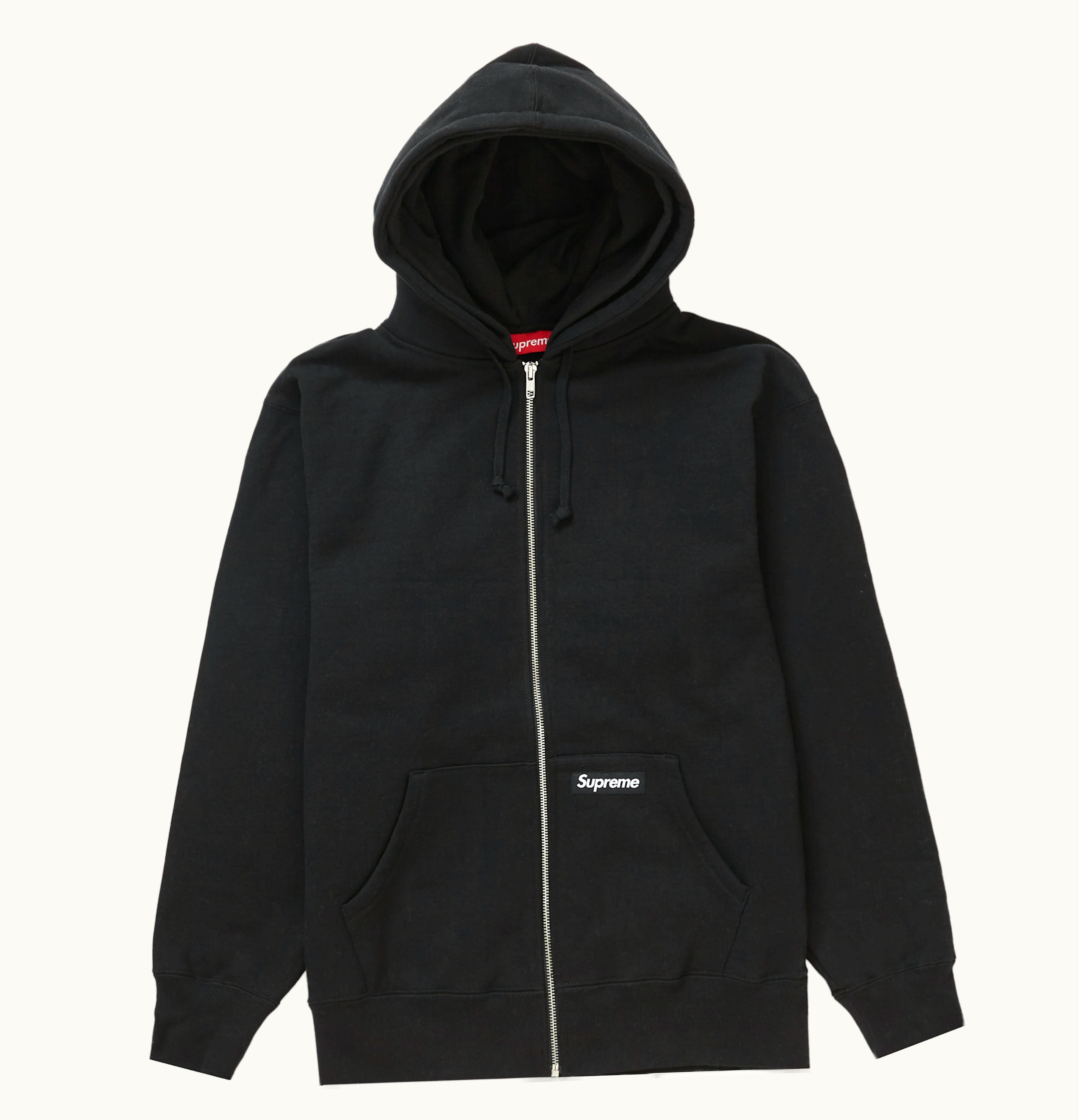 Supreme Supreme Double Hood Facemask Zip Up Hooded Sweatshirt Black