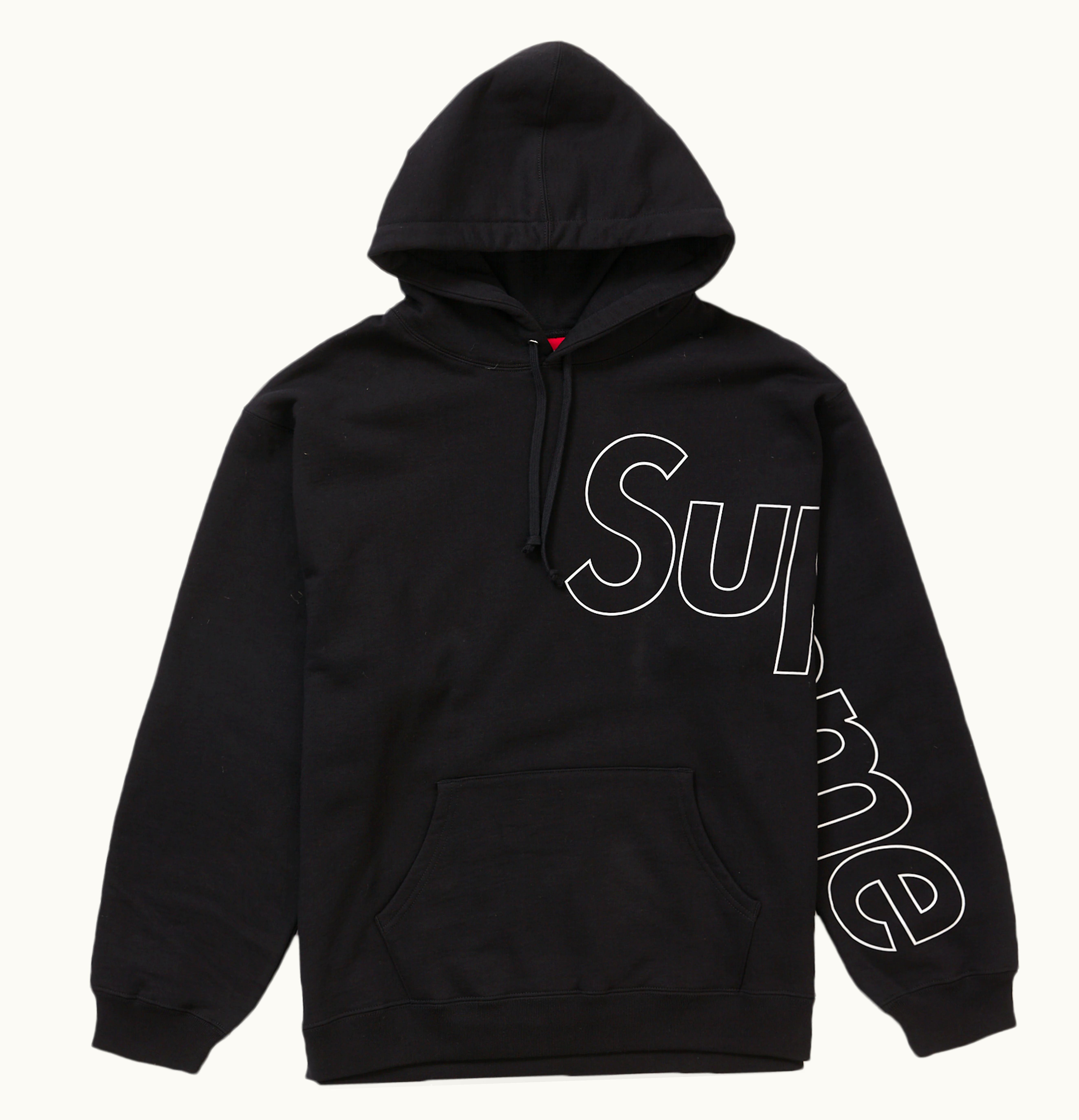 Supreme Supreme Reflective Hooded Sweatshirt Black