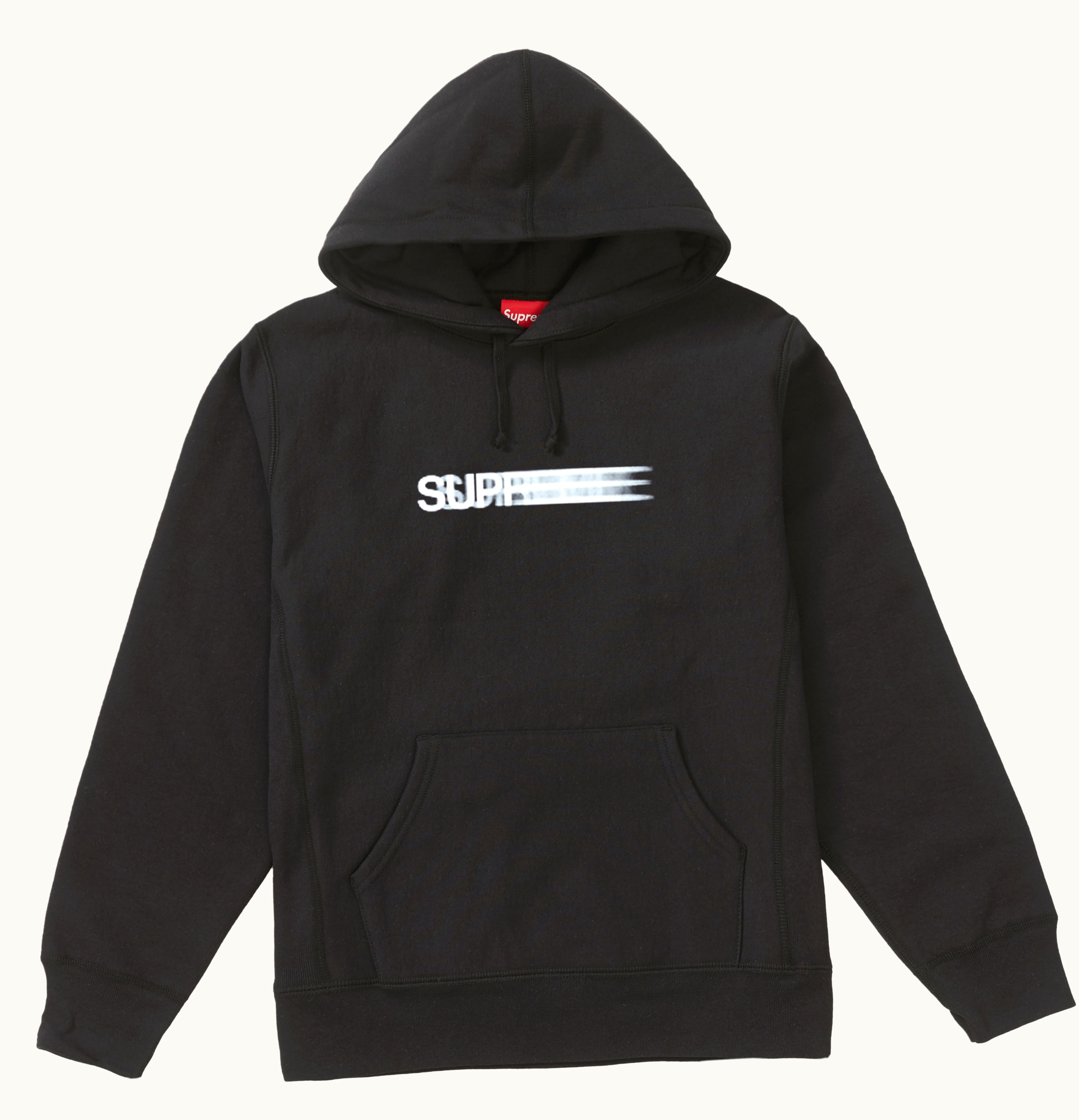 Supreme Supreme Motion Logo Hooded Sweatshirt Black