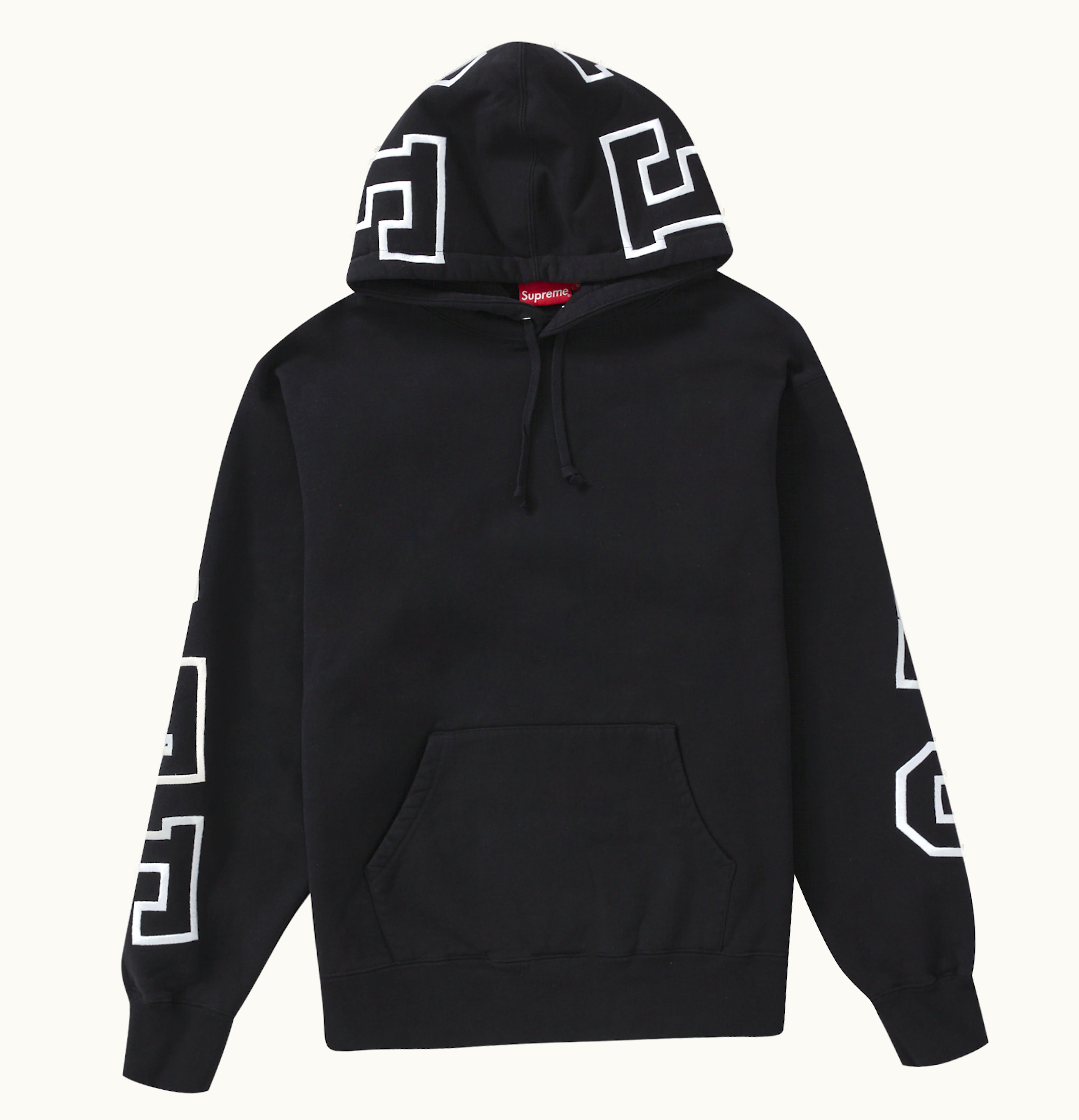 Supreme Supreme State Hooded Sweatshirt Black
