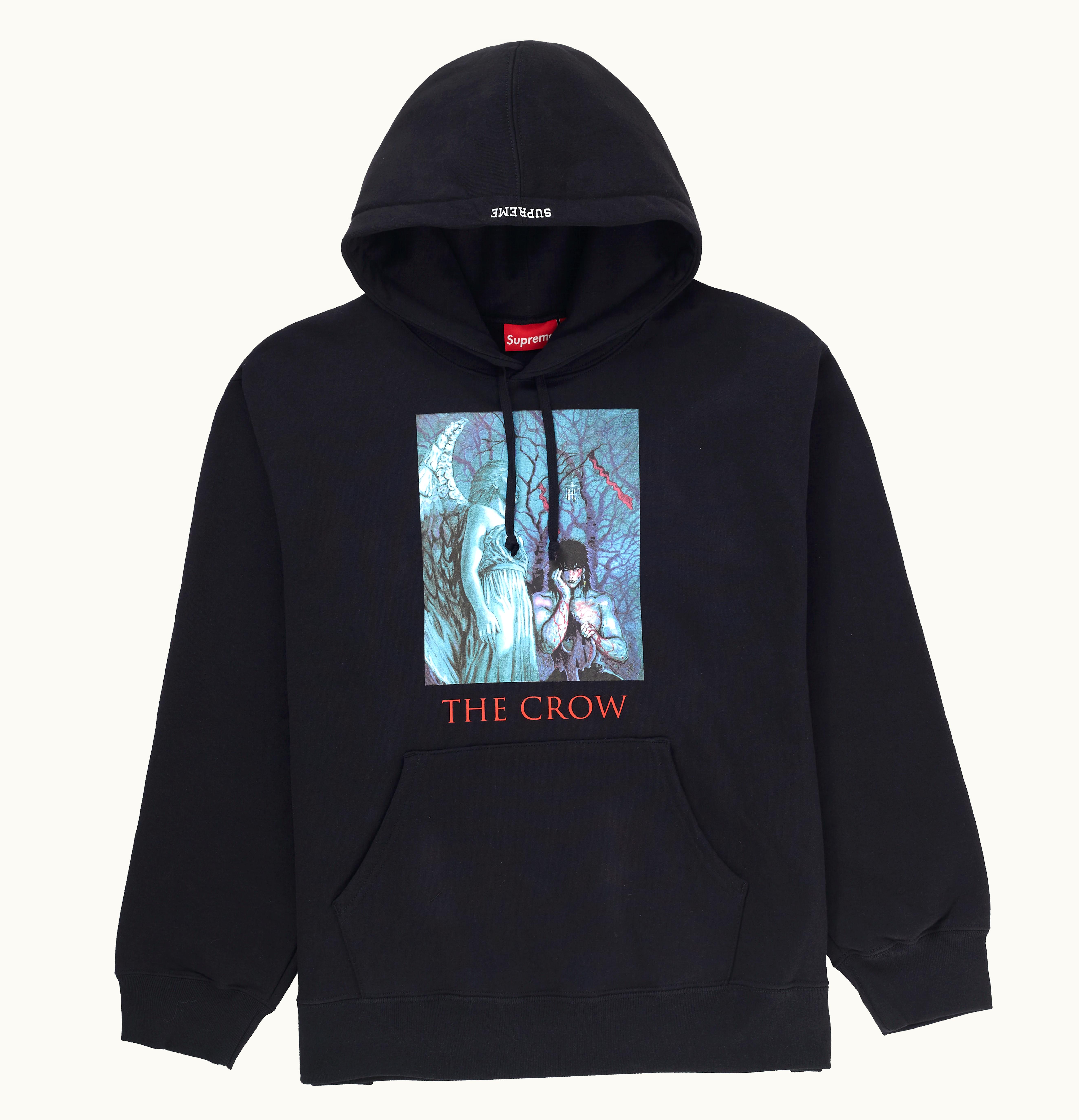 Supreme Supreme The Crow Hooded Sweatshirt Black