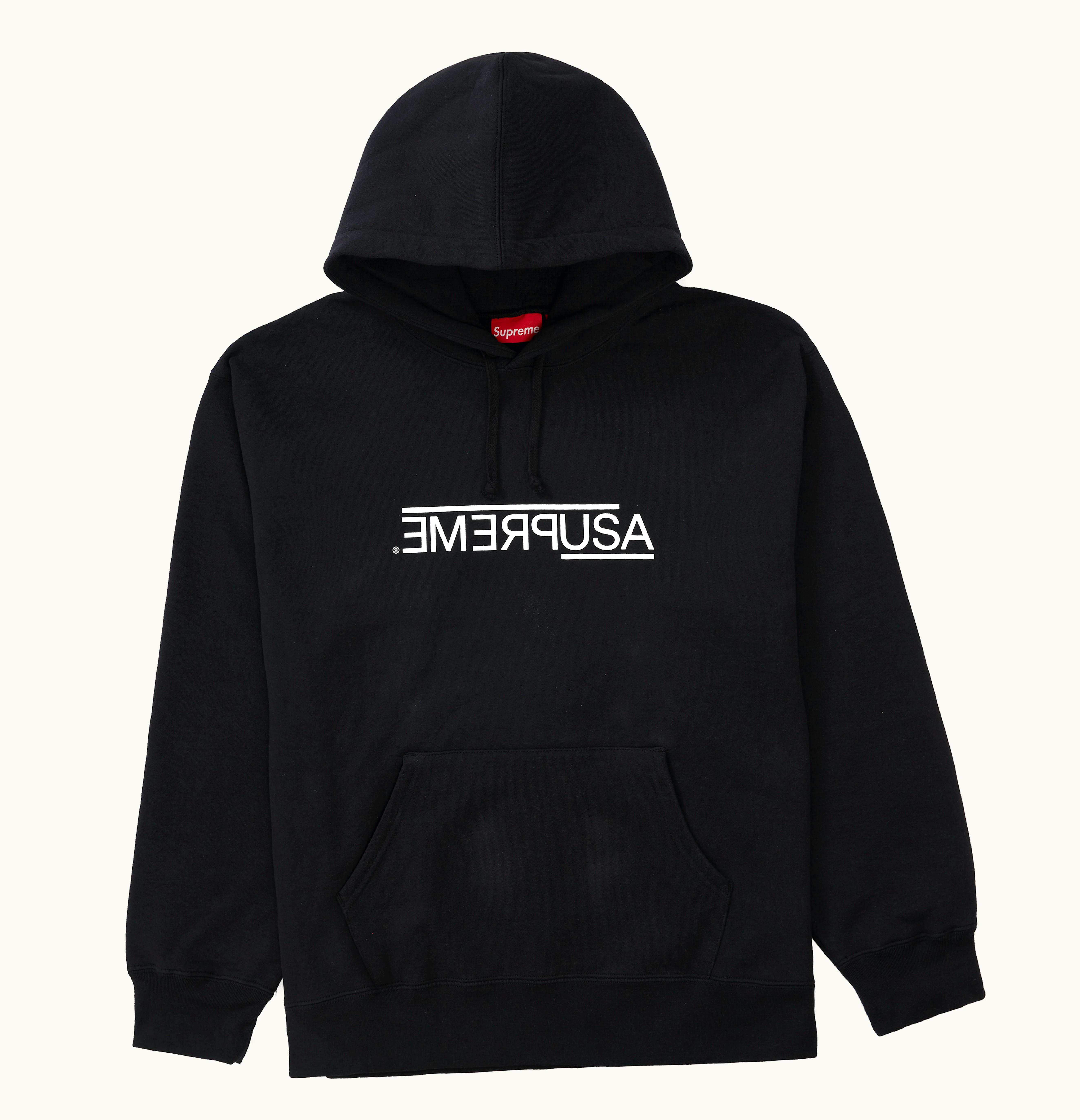 Supreme Supreme USA Hooded Sweatshirt Black
