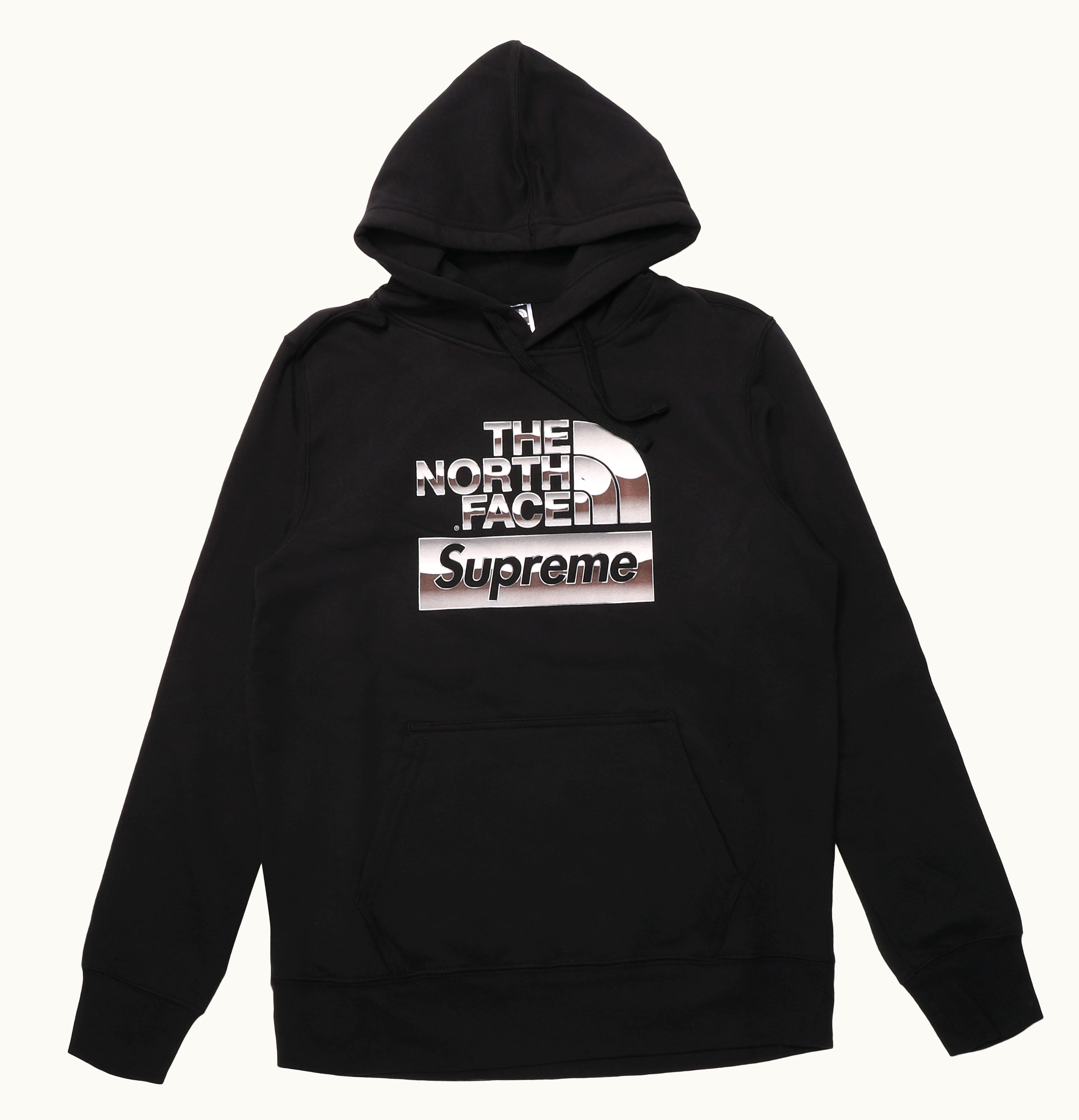 Supreme Supreme The North Face Metallic Logo Hooded Sweatshirt Black