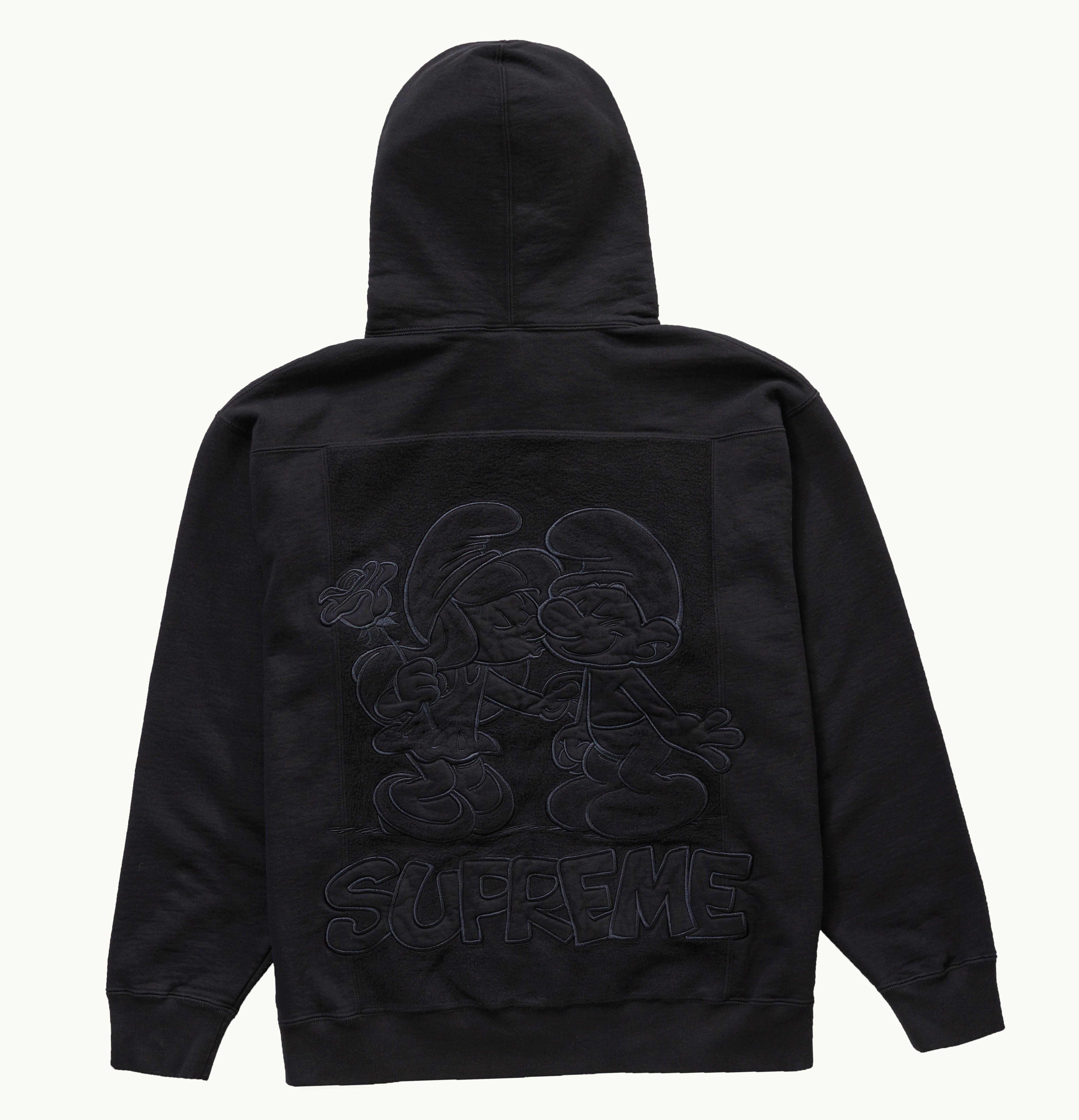 Supreme Supreme Smurfs Hooded Sweatshirt Black