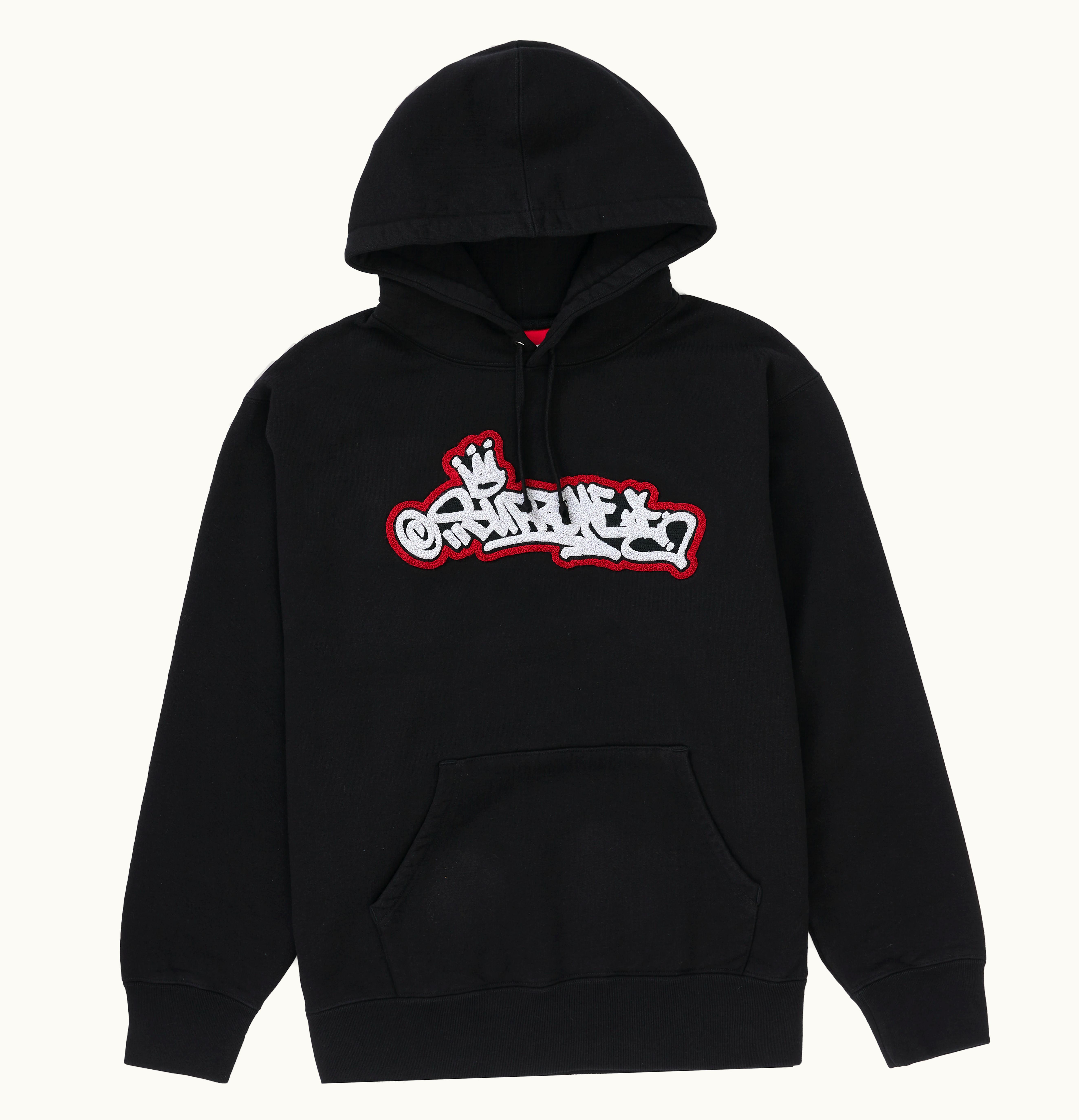 Supreme Supreme Handstyle Hooded Sweatshirt Black