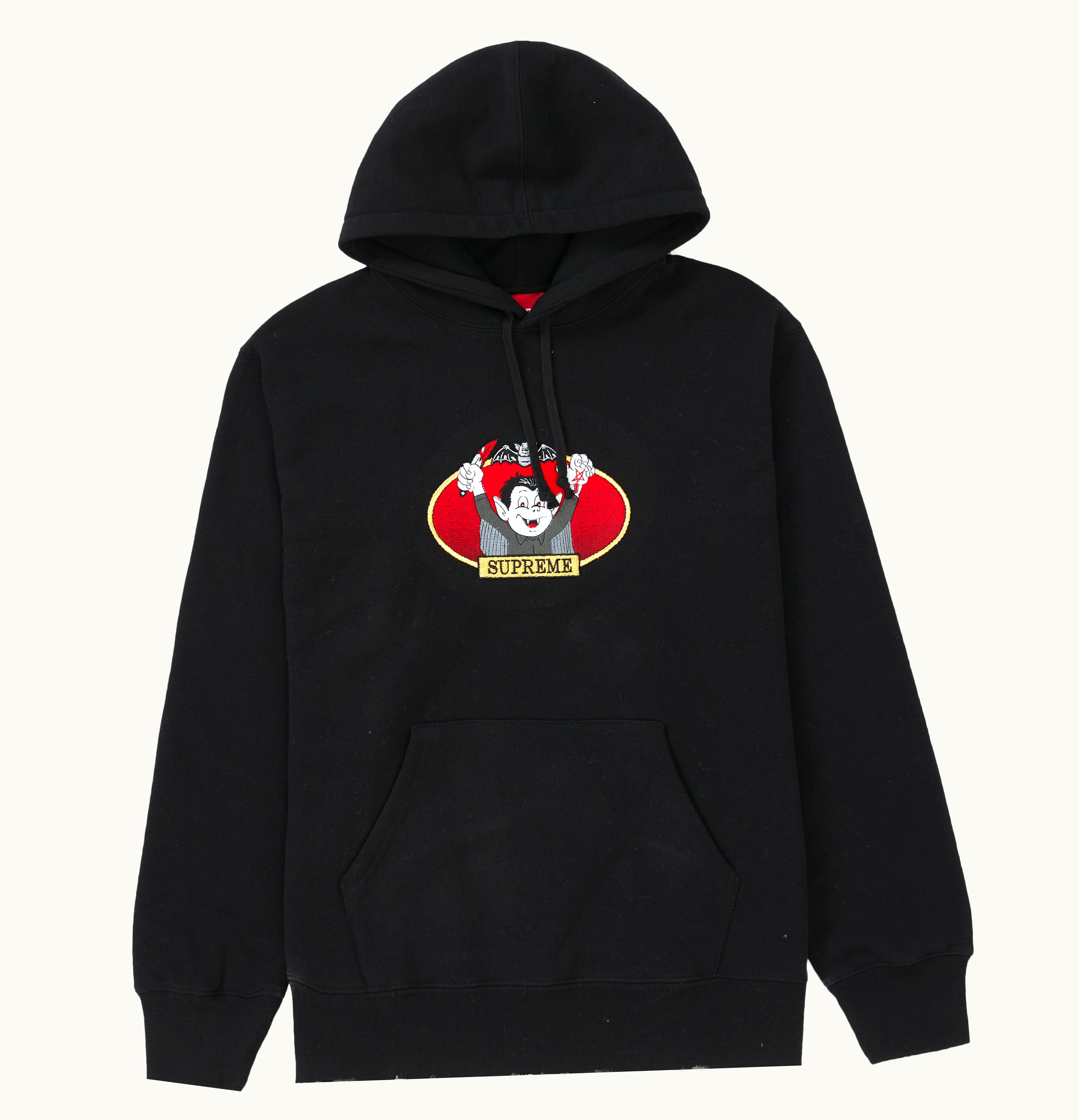 Supreme Supreme Vampire Boy Hooded Sweatshirt Black