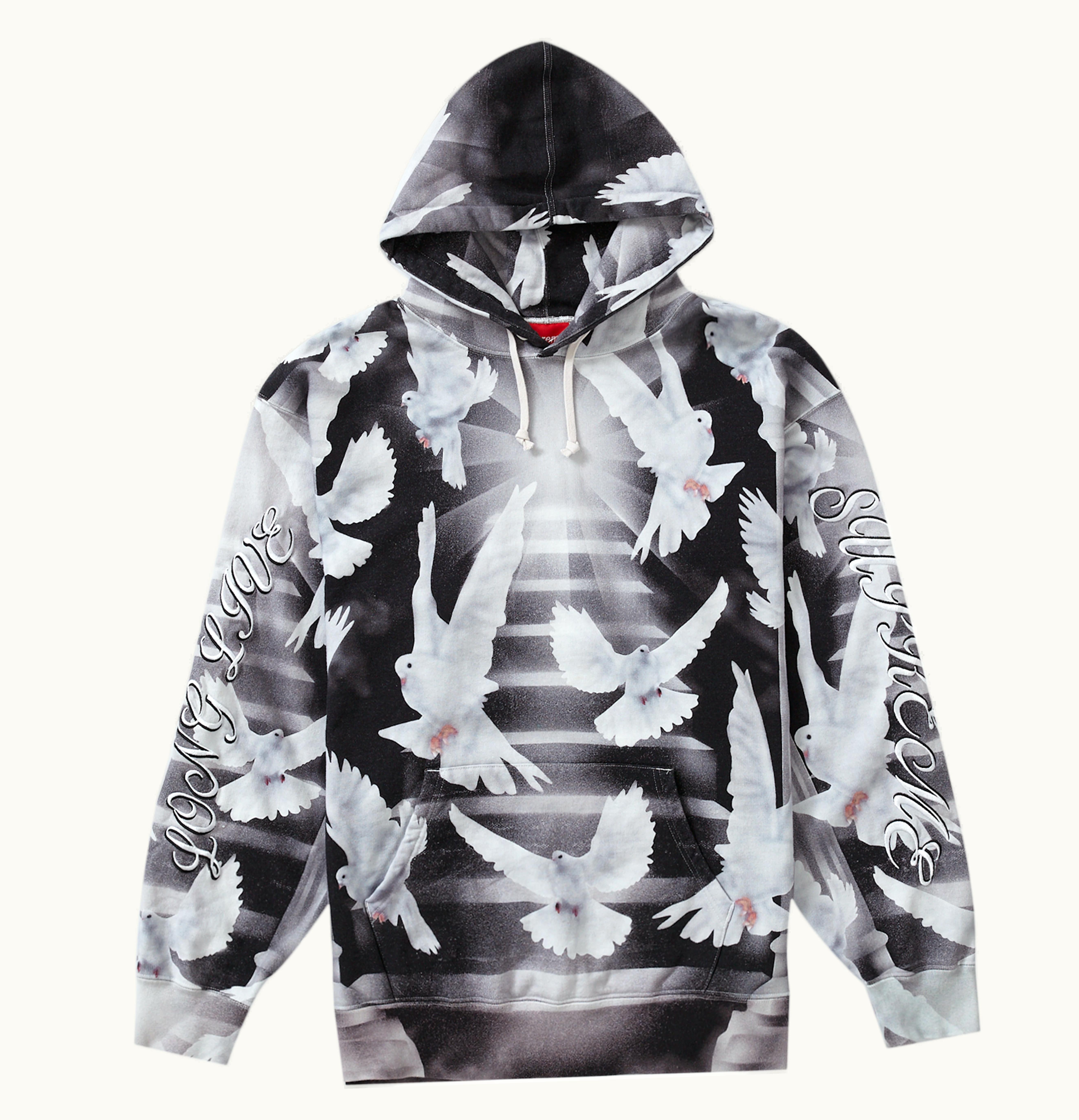 Supreme Supreme Doves Hooded Sweatshirt SS22 Black