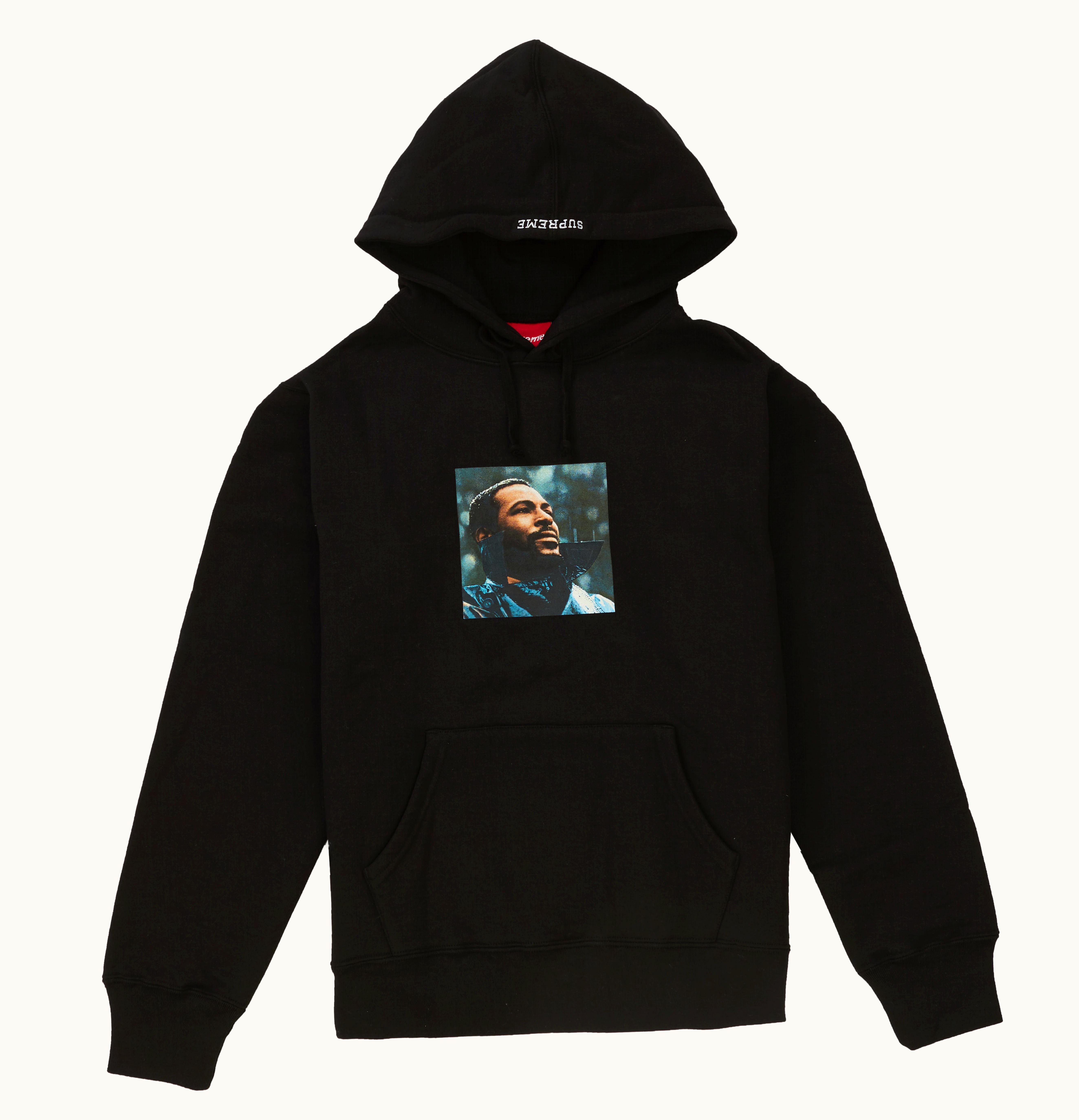 Supreme Supreme Marvin Gaye Hooded Sweatshirt Black