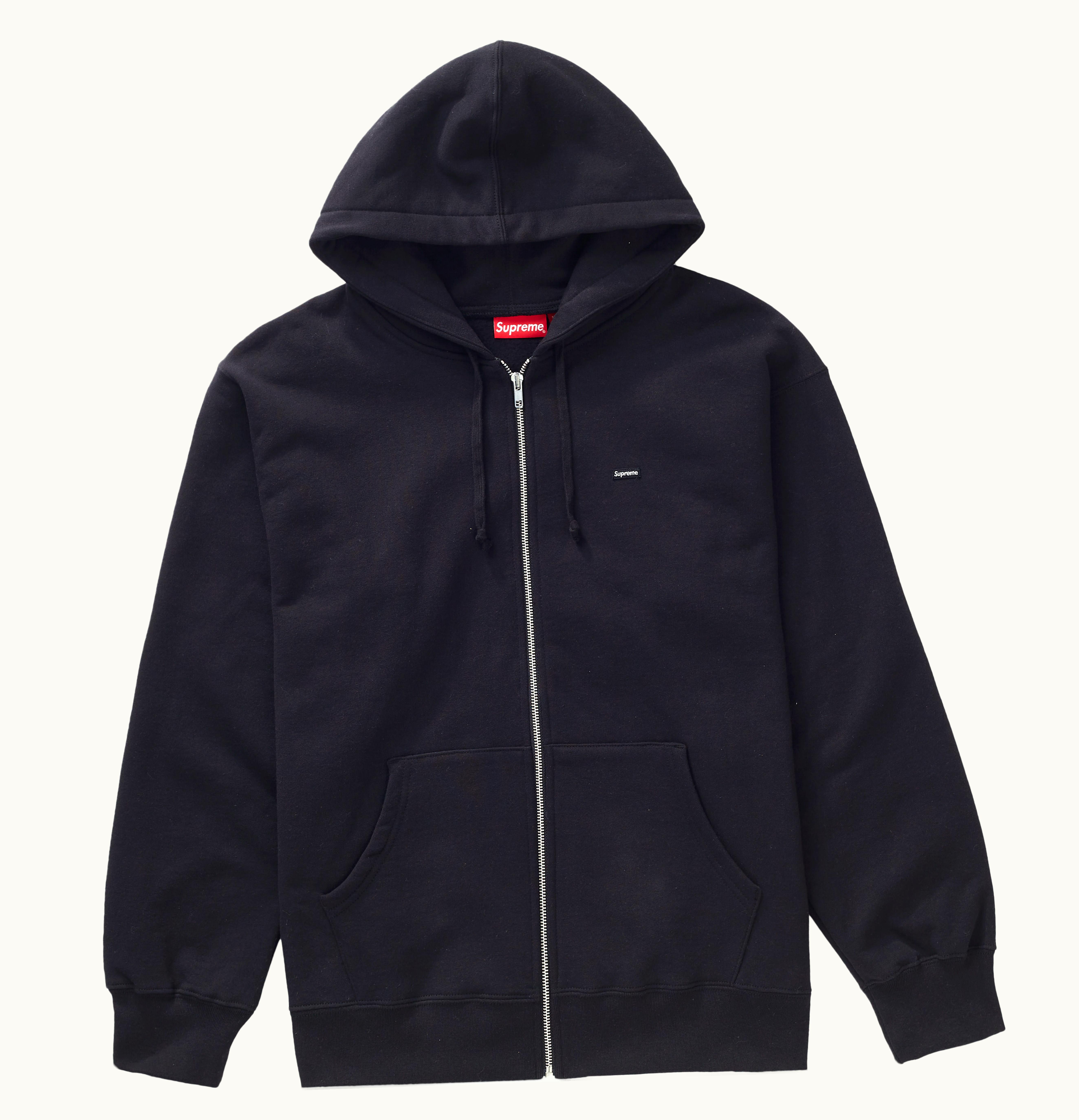 Supreme Supreme Small Box Zip Up Hooded Sweatshirt Black