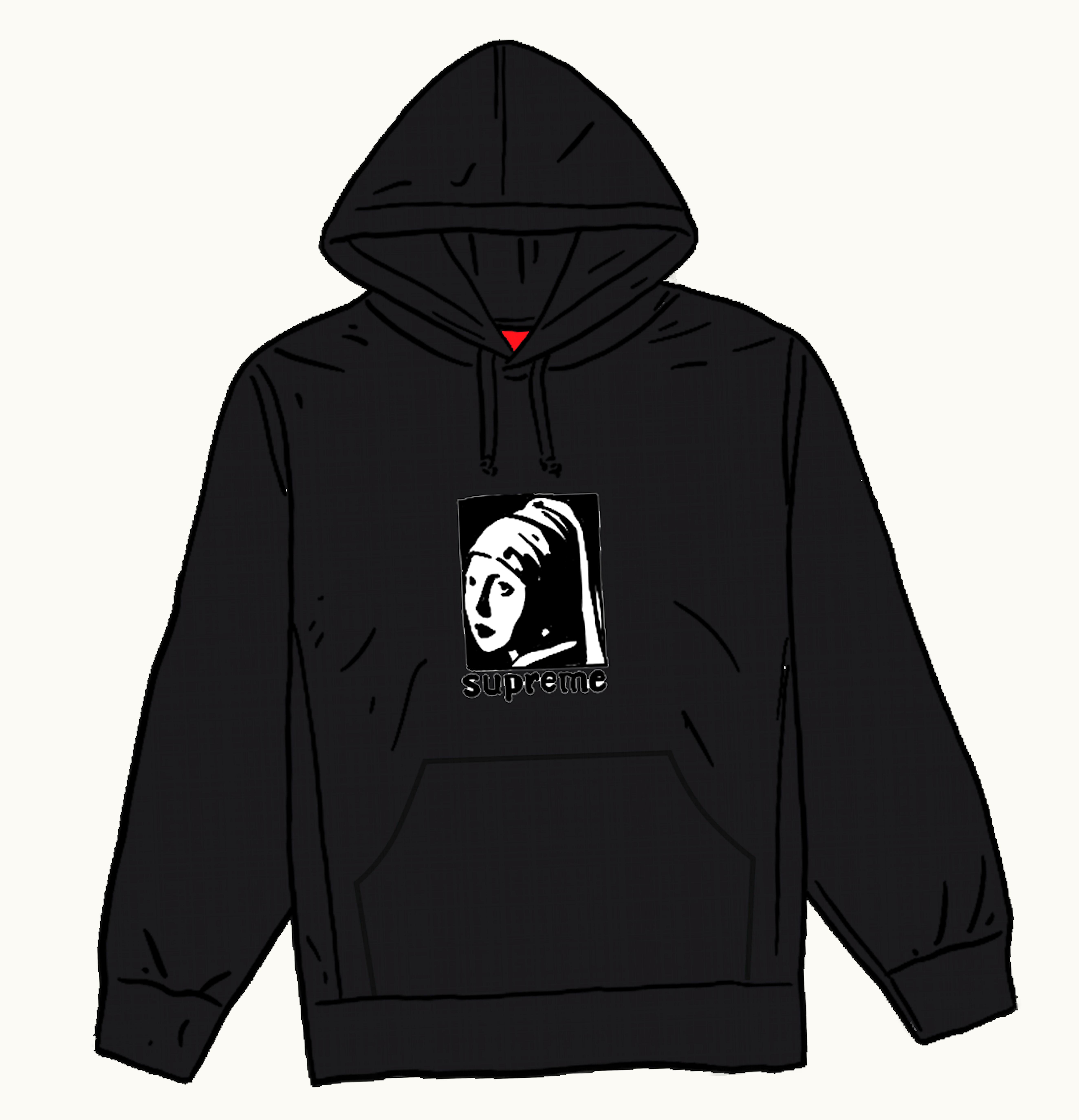 Supreme Supreme Pearl Hooded Sweatshirt Black