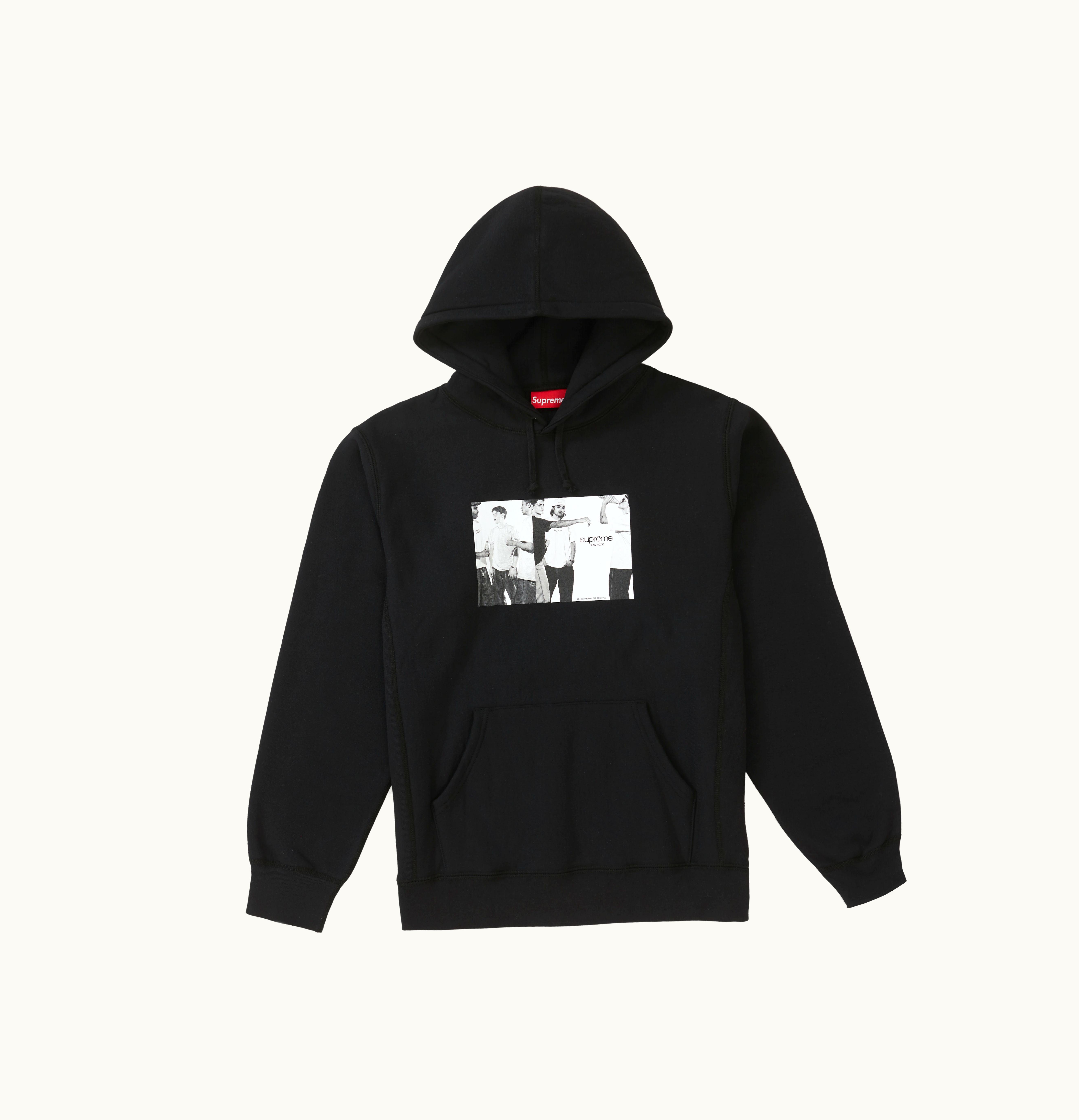 Supreme Supreme Classic Ad Hooded Sweatshirt Black