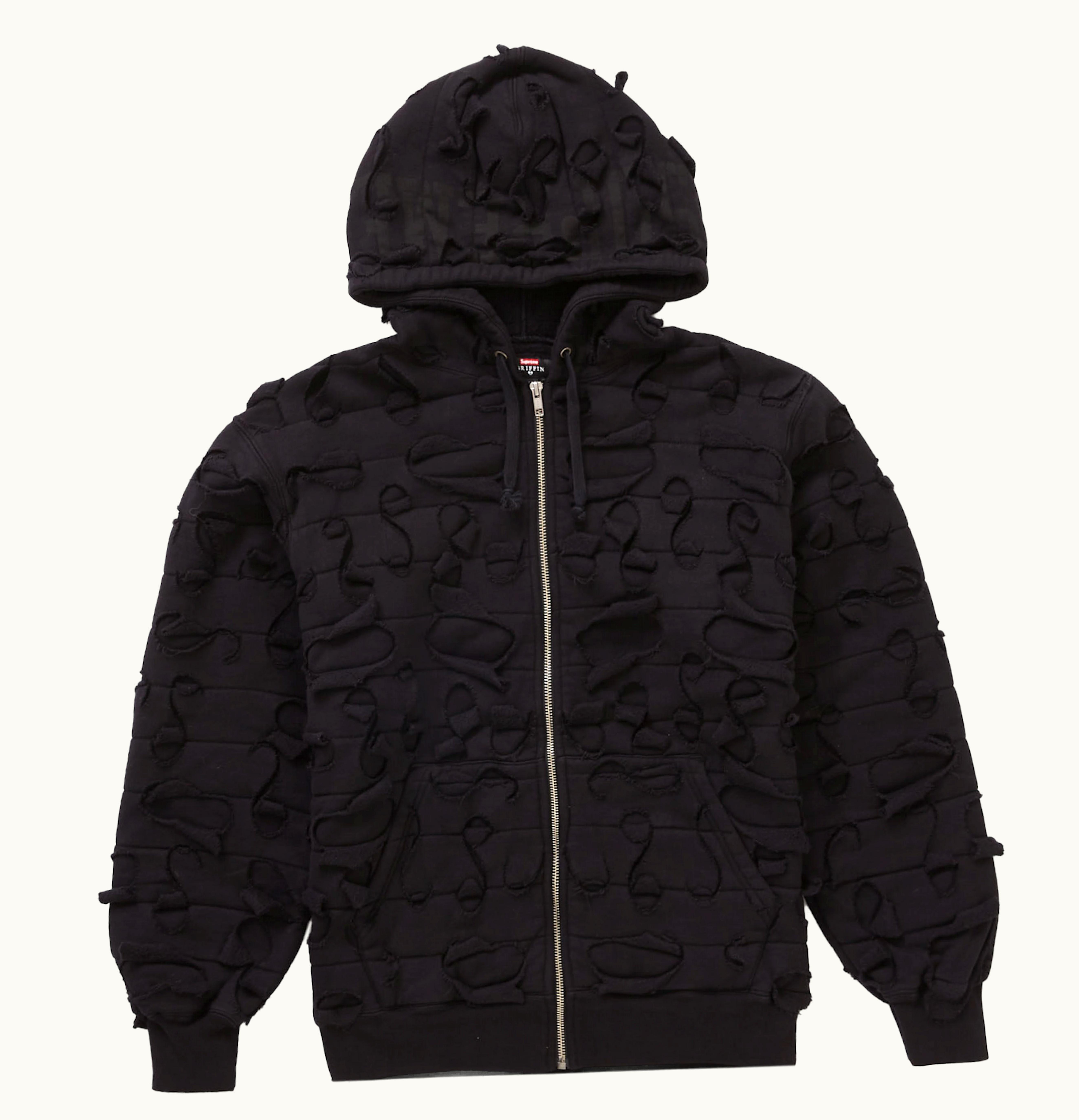 Supreme Supreme Griffin Zip Up Hooded Sweatshirt Black