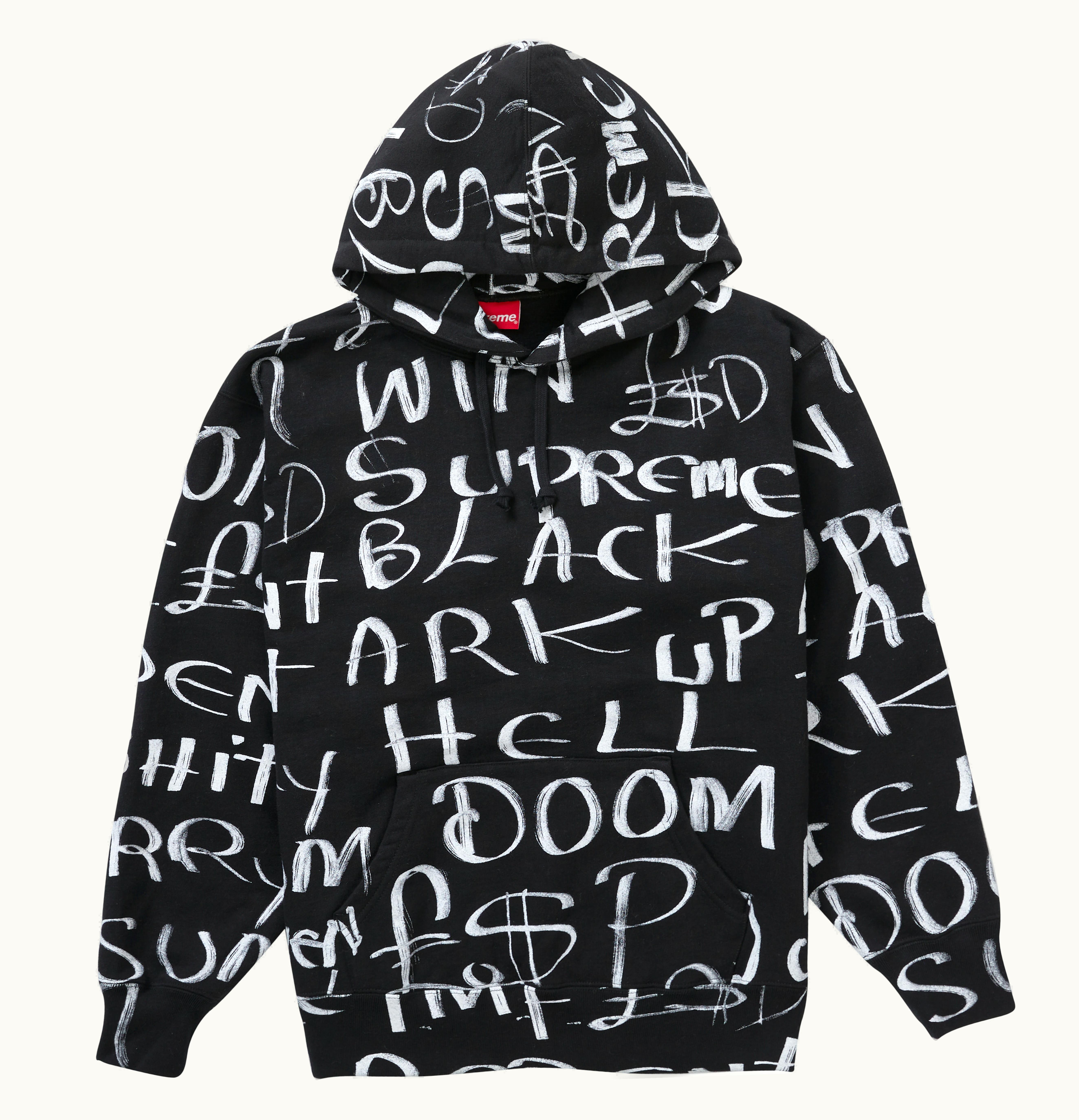 Supreme Supreme Black Ark Hooded Sweatshirt Black