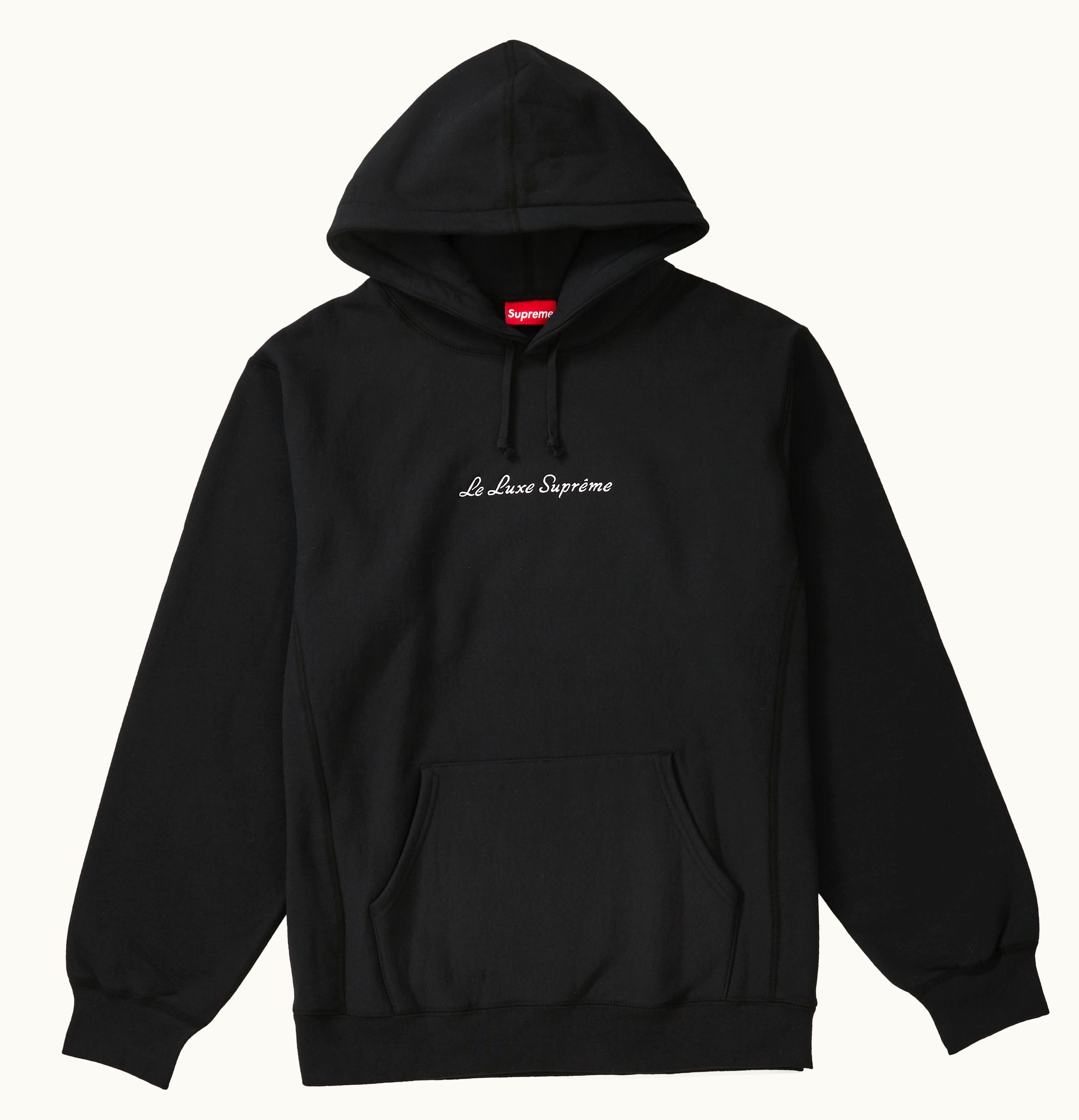 Supreme Supreme Le Luxe Hooded Sweatshirt Black
