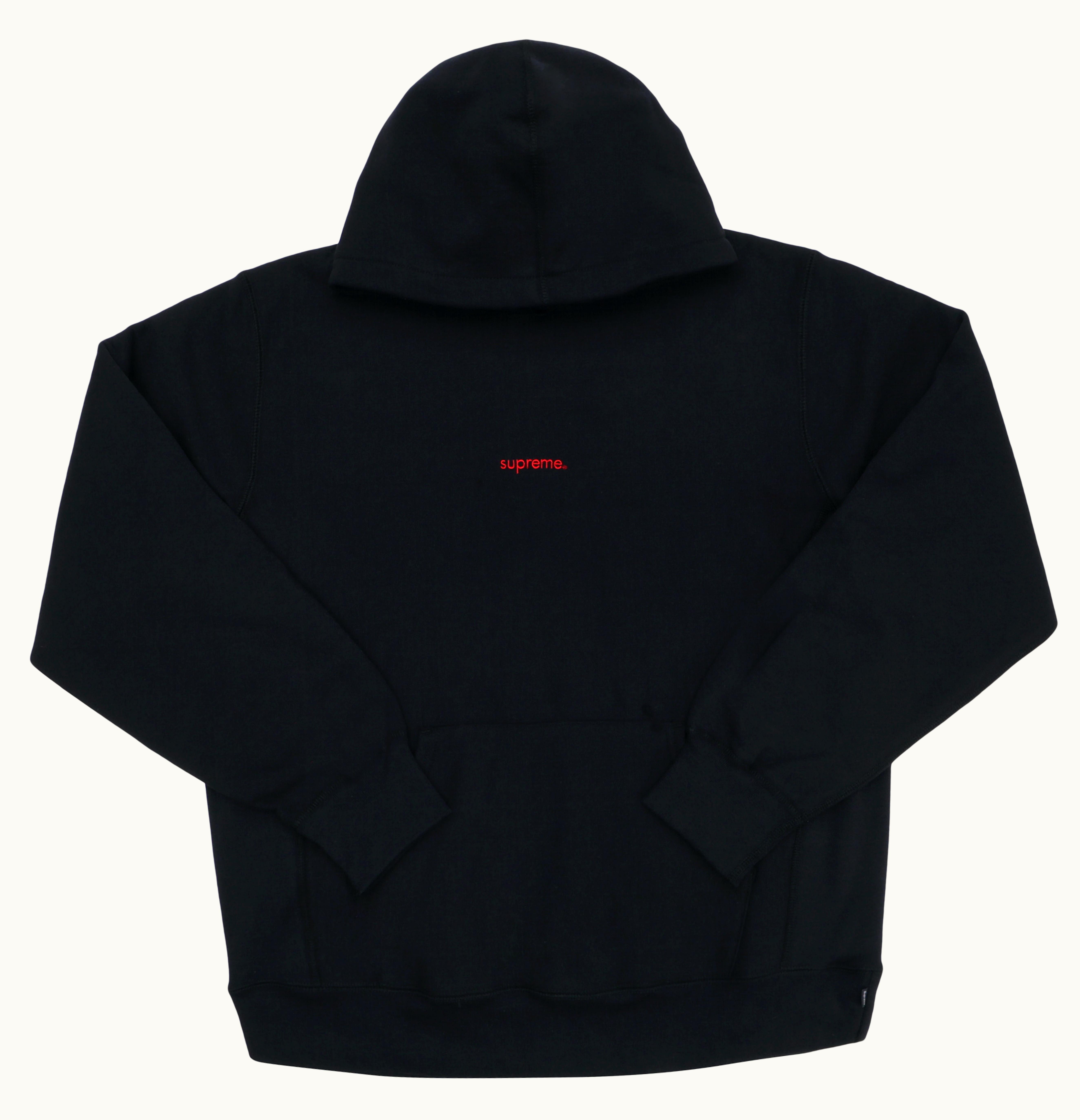 Supreme Supreme Trademark Hooded Sweatshirt Black