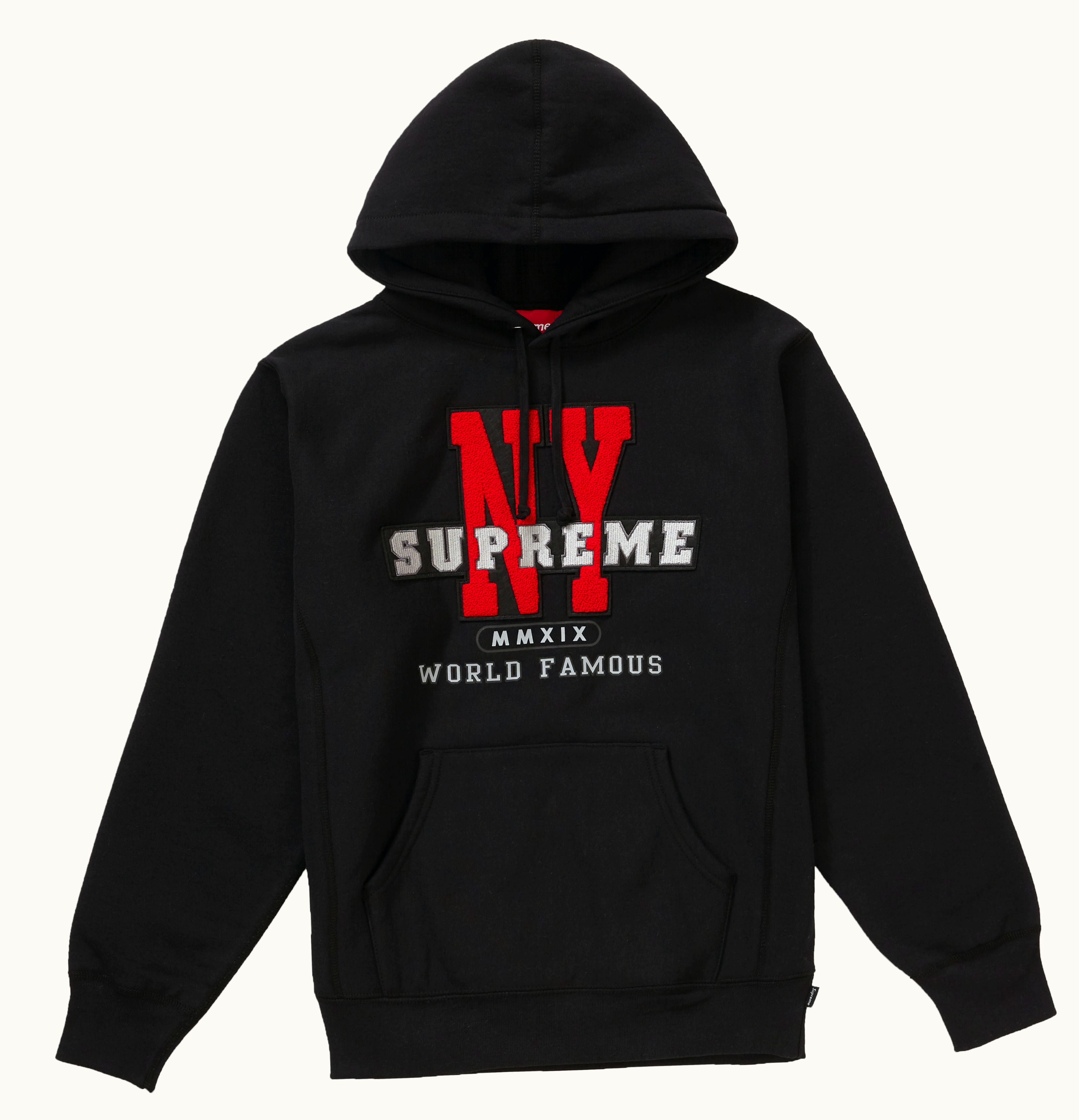 Supreme Supreme NY Hooded Sweatshirt Black
