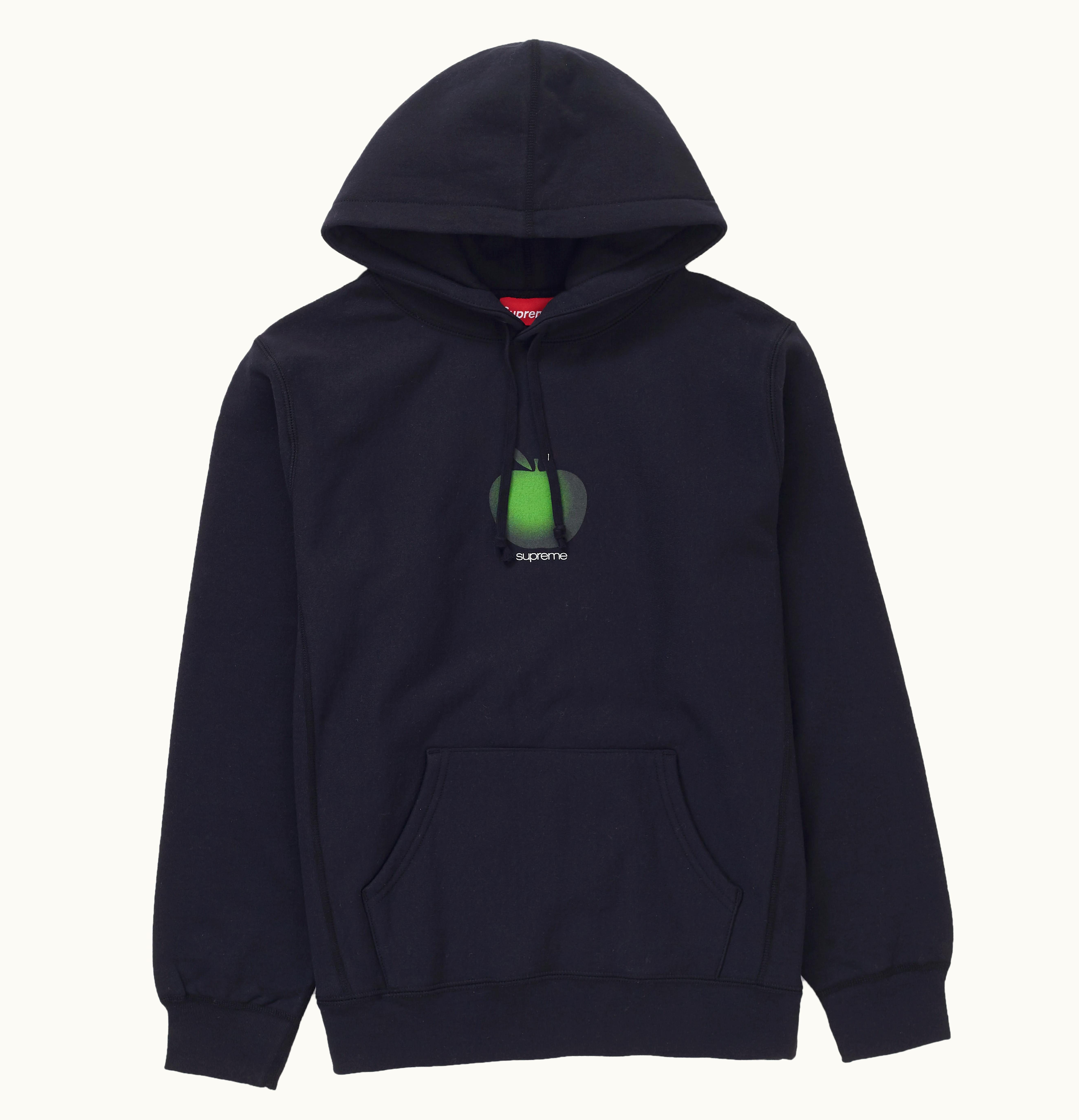 Supreme Supreme Apple Hooded Sweatshirt Black