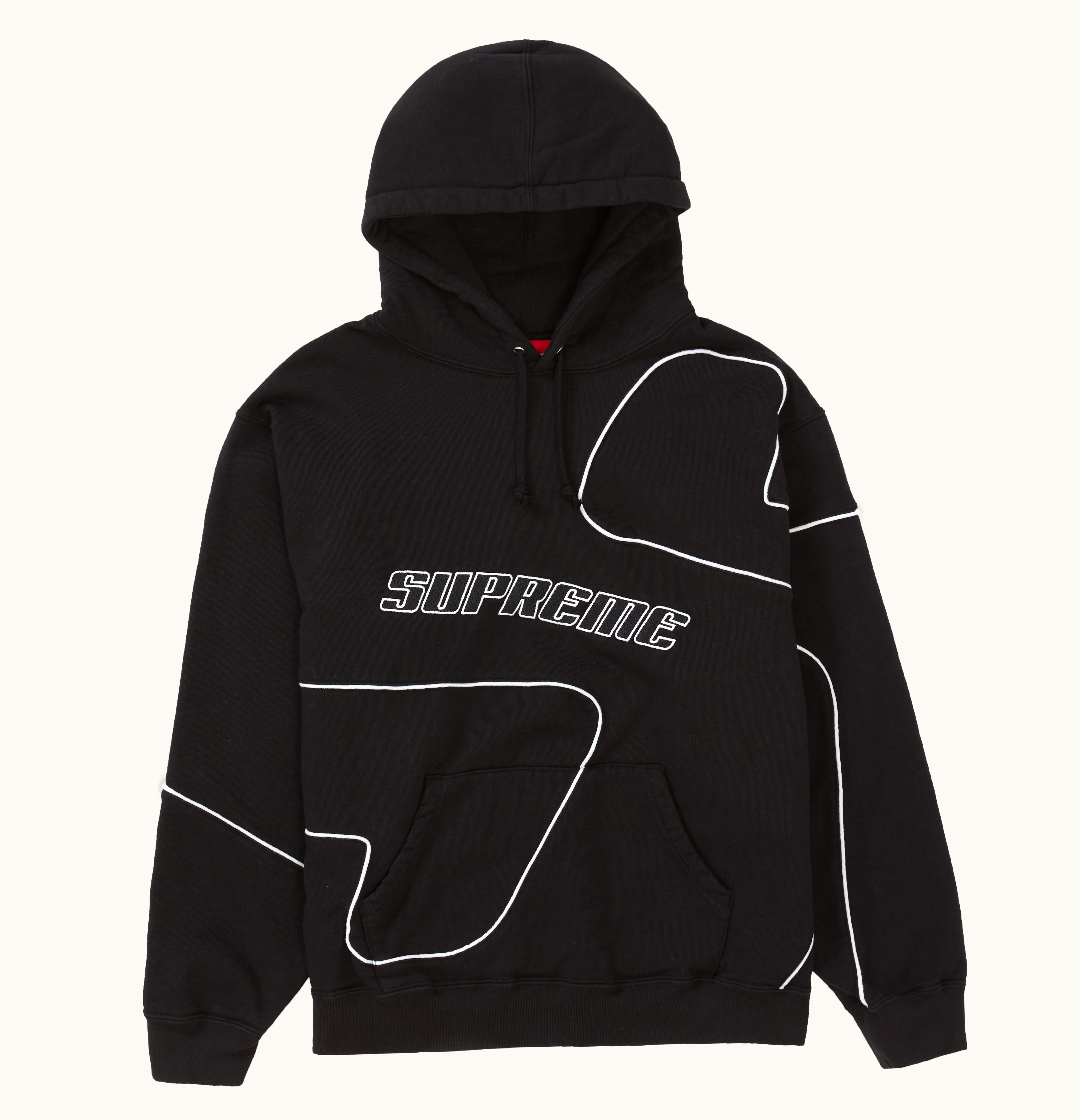 Supreme Supreme Big S Hooded Sweatshirt Black