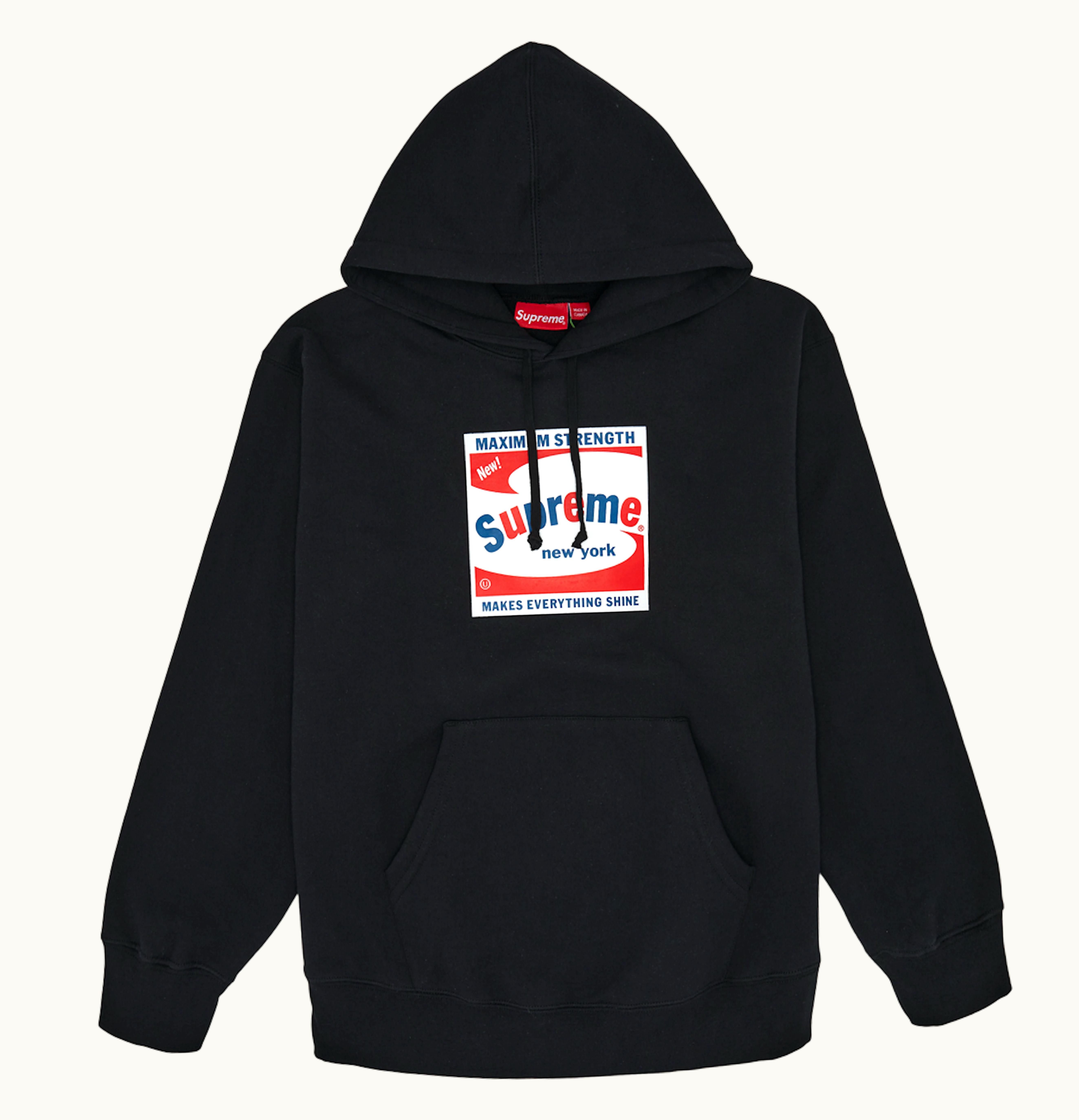 Supreme Supreme Shine Hooded Sweatshirt Black