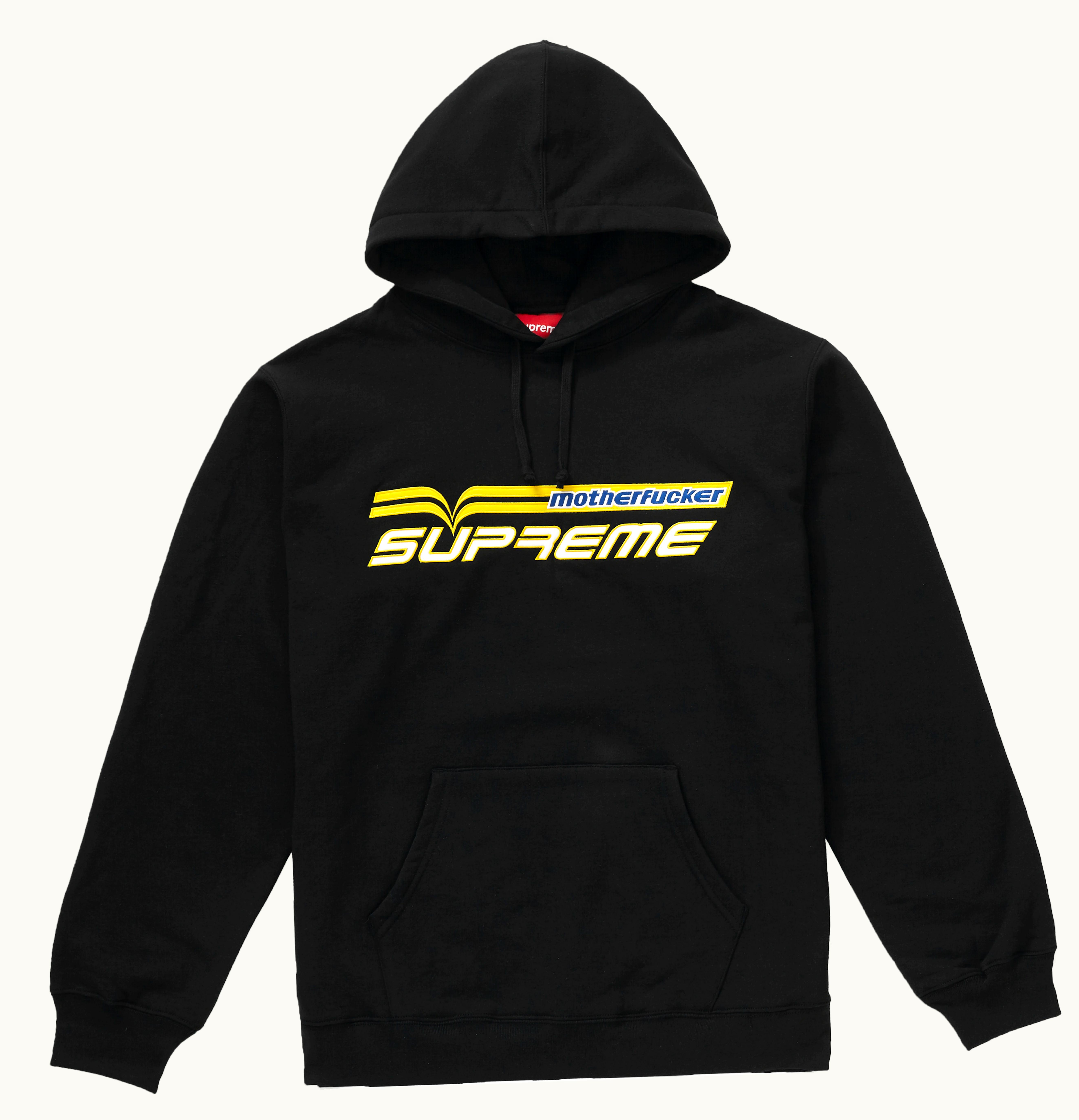 Supreme Supreme Motherfucker Hooded Sweatshirt Black
