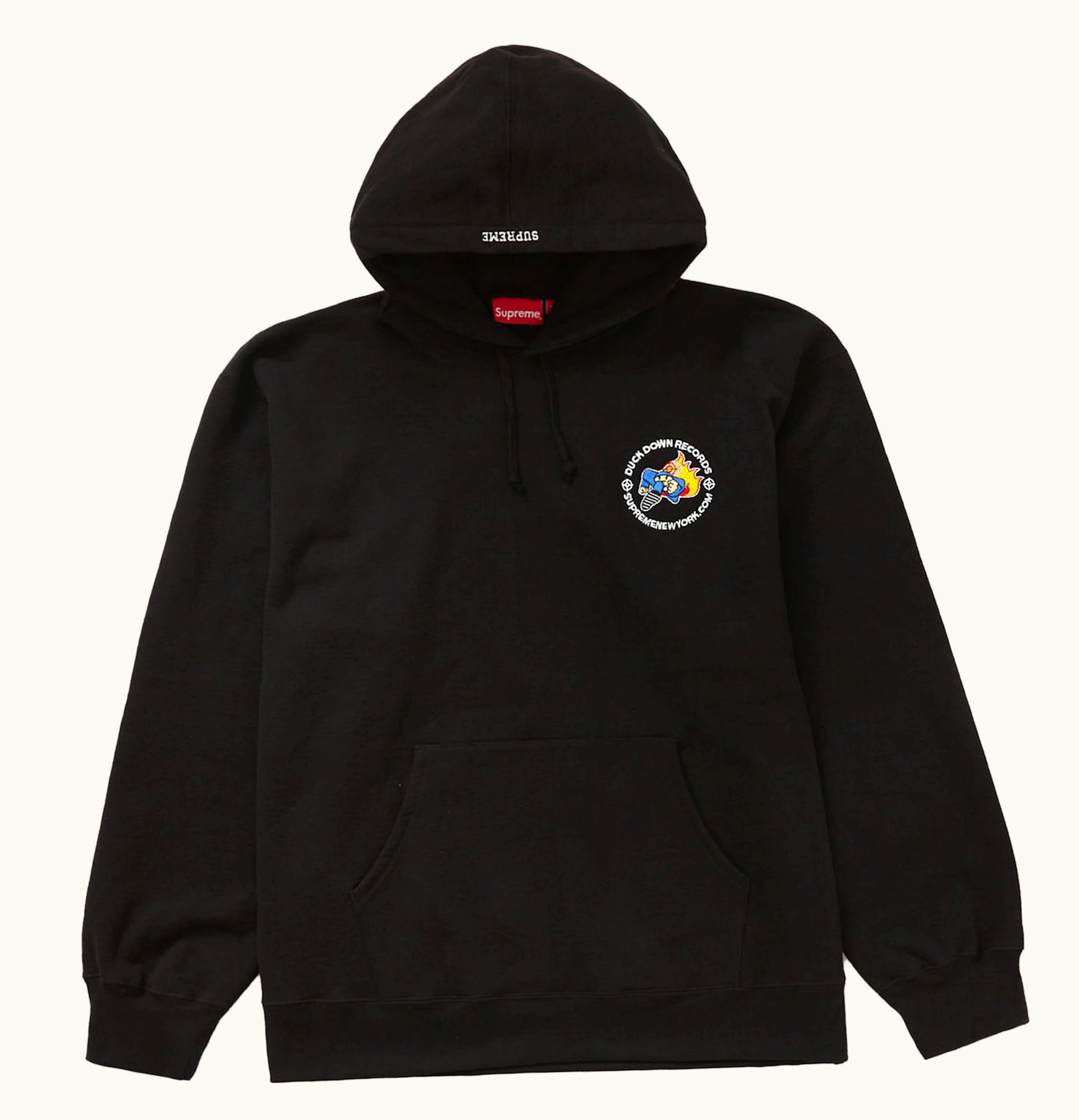 Supreme Supreme Duck Down Music Hooded Sweatshirt Black
