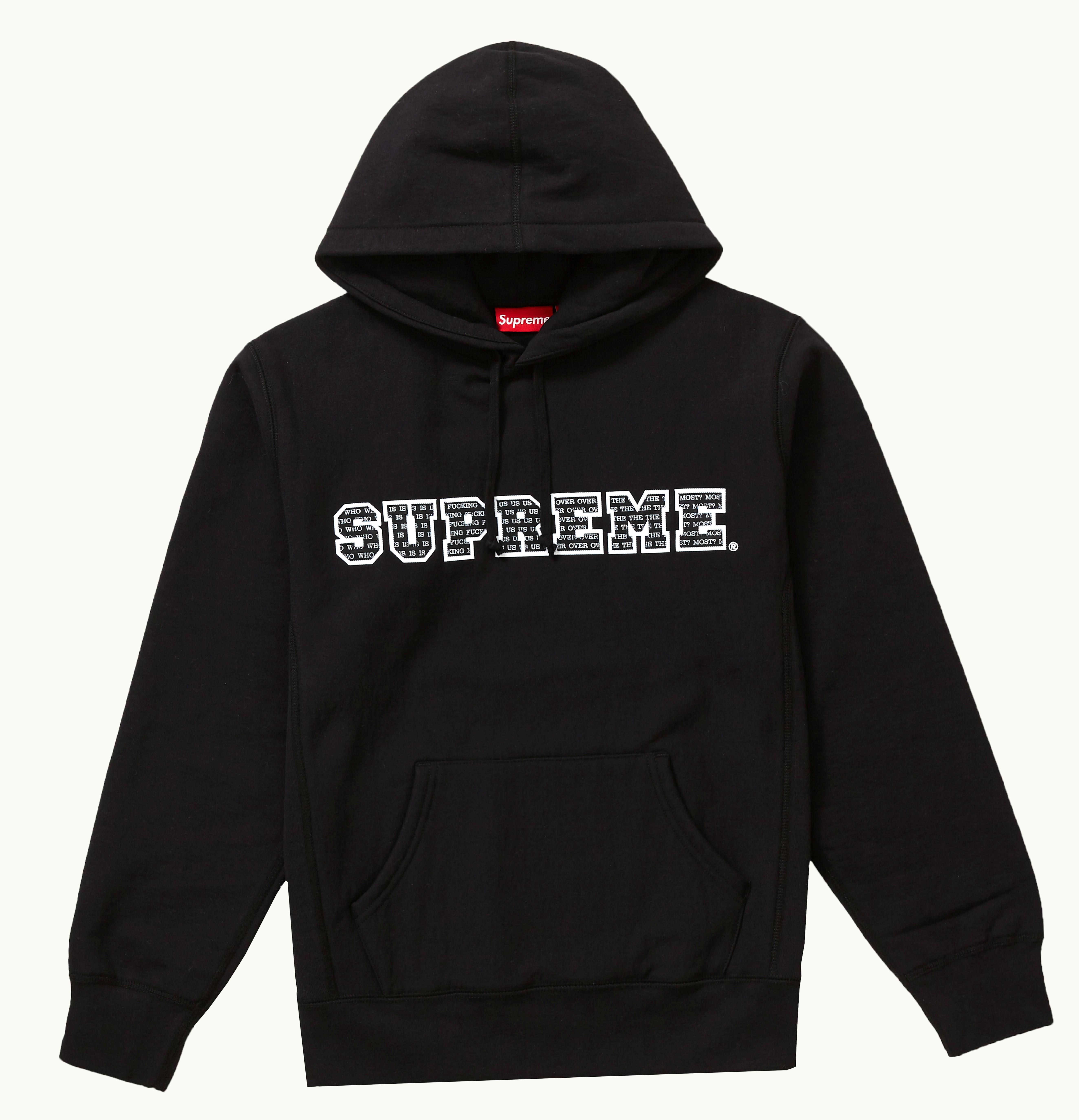 Supreme Supreme The Most Hooded Sweatshirt Black
