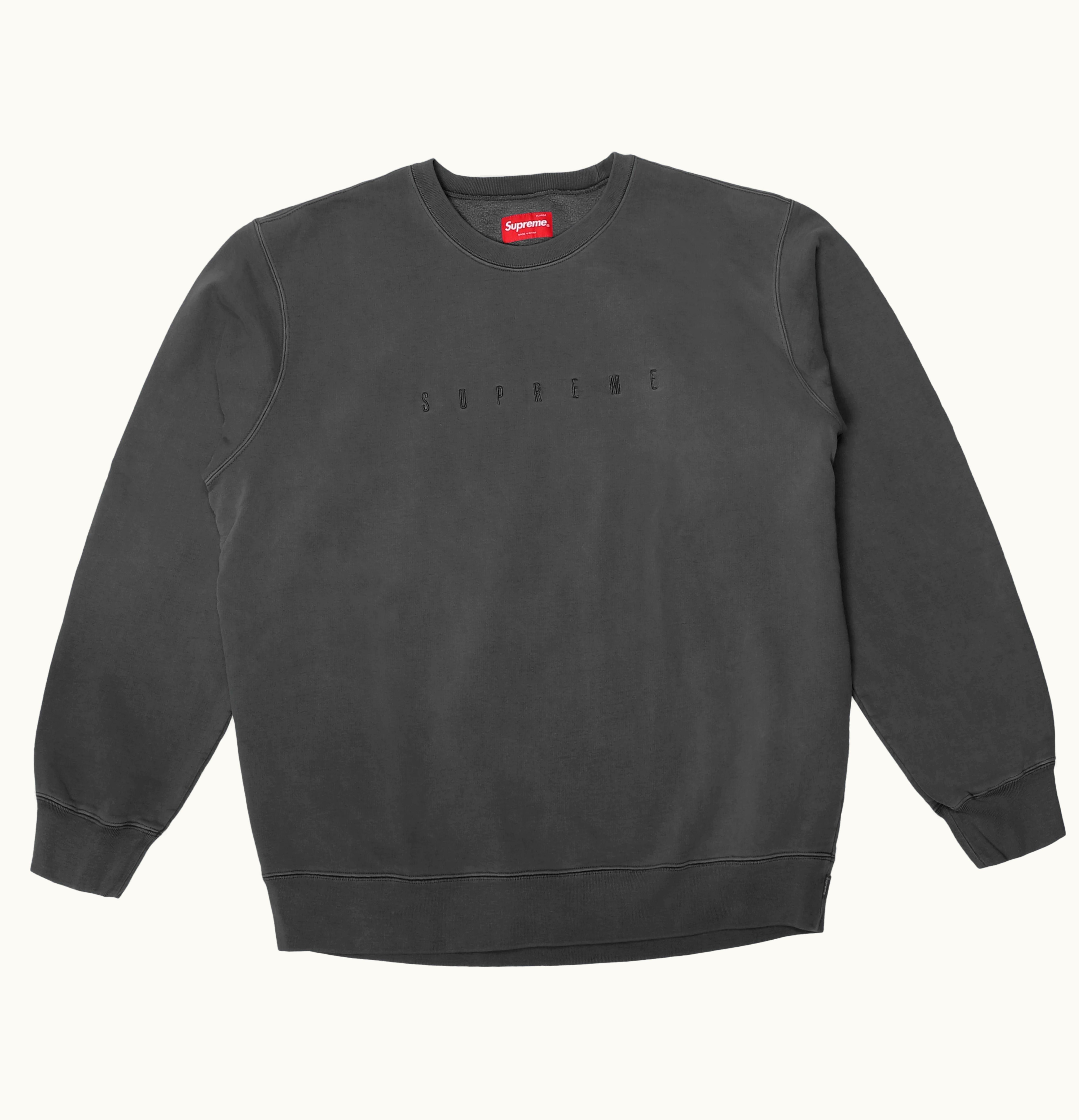Supreme Supreme Overdyed Crewneck Sweatshirt Black
