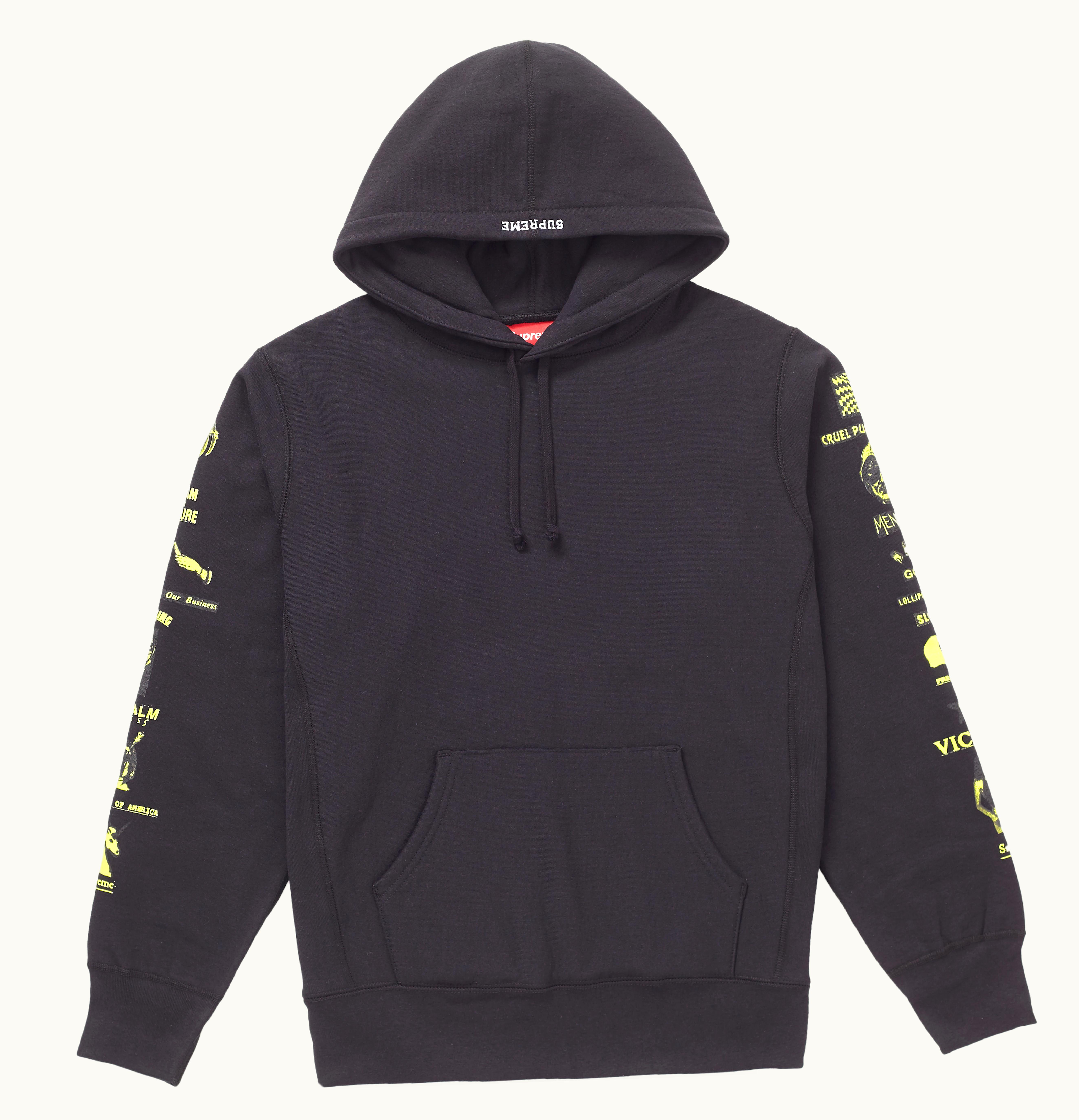 Supreme Supreme Menace Hooded Sweatshirt Black