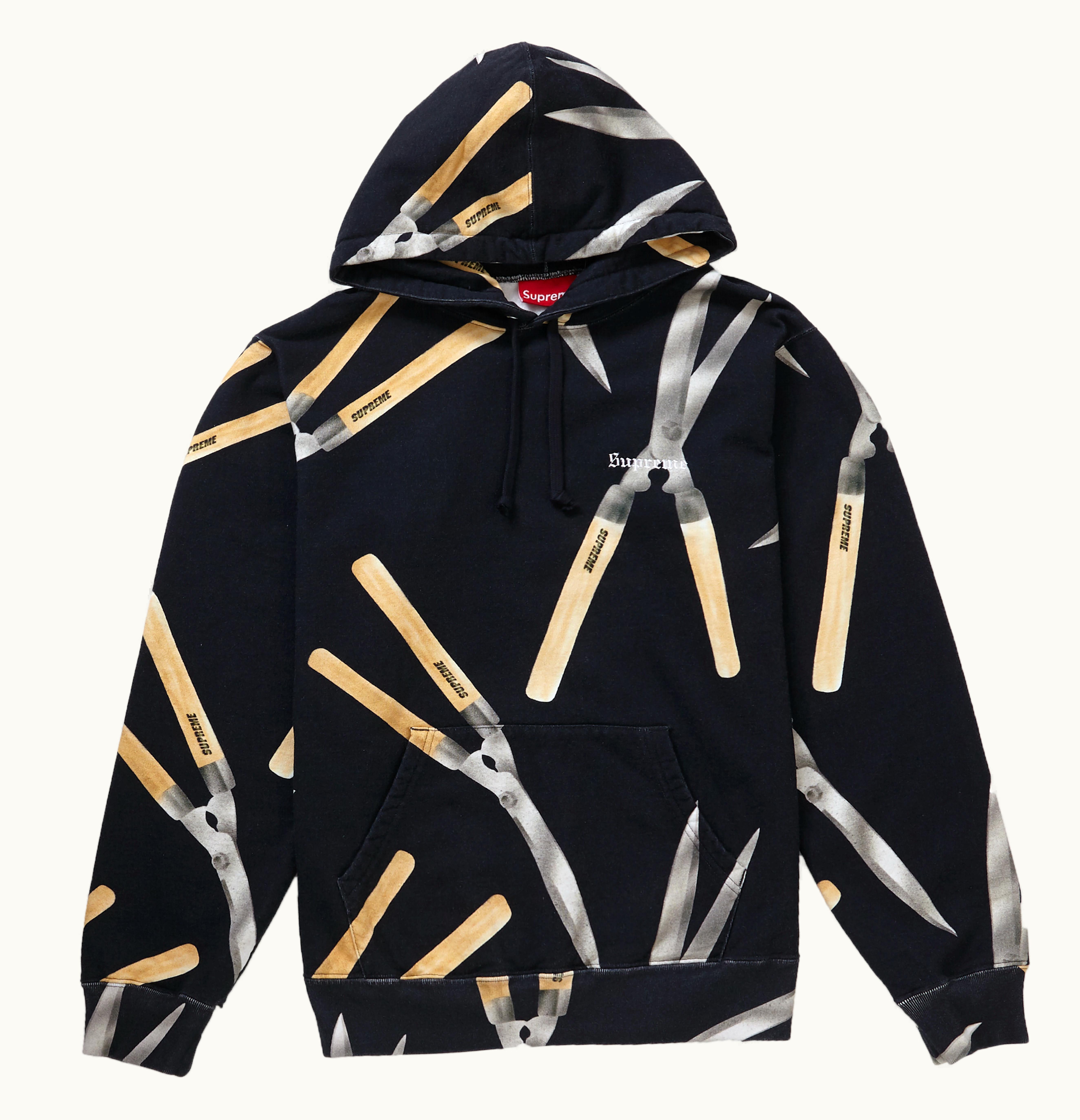 Supreme Supreme Shears Hooded Sweatshirt Black