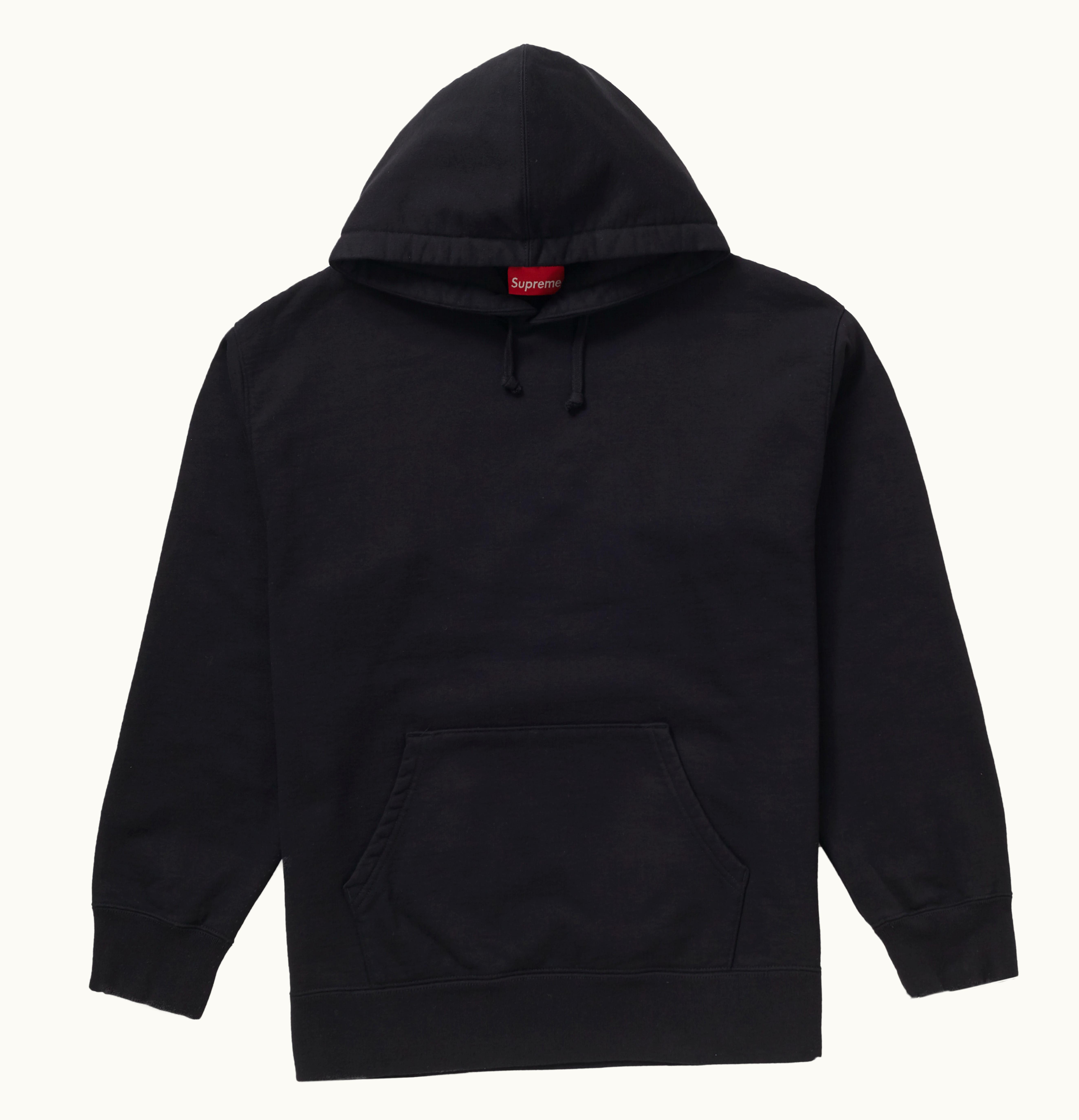 Supreme Supreme Rhinestone Script Hooded Sweatshirt Black