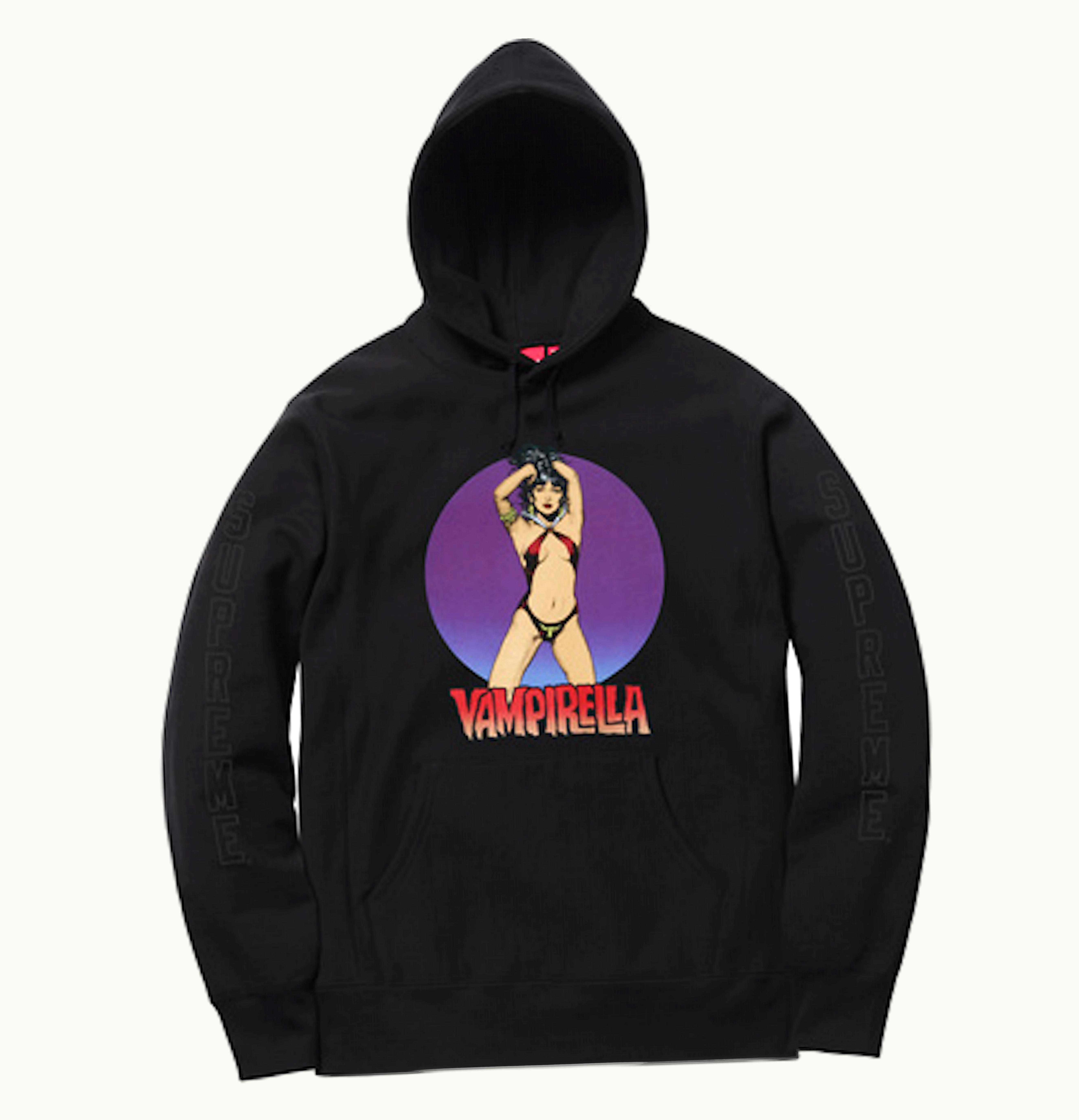 Supreme Supreme Vampirella Hooded Sweatshirt Black