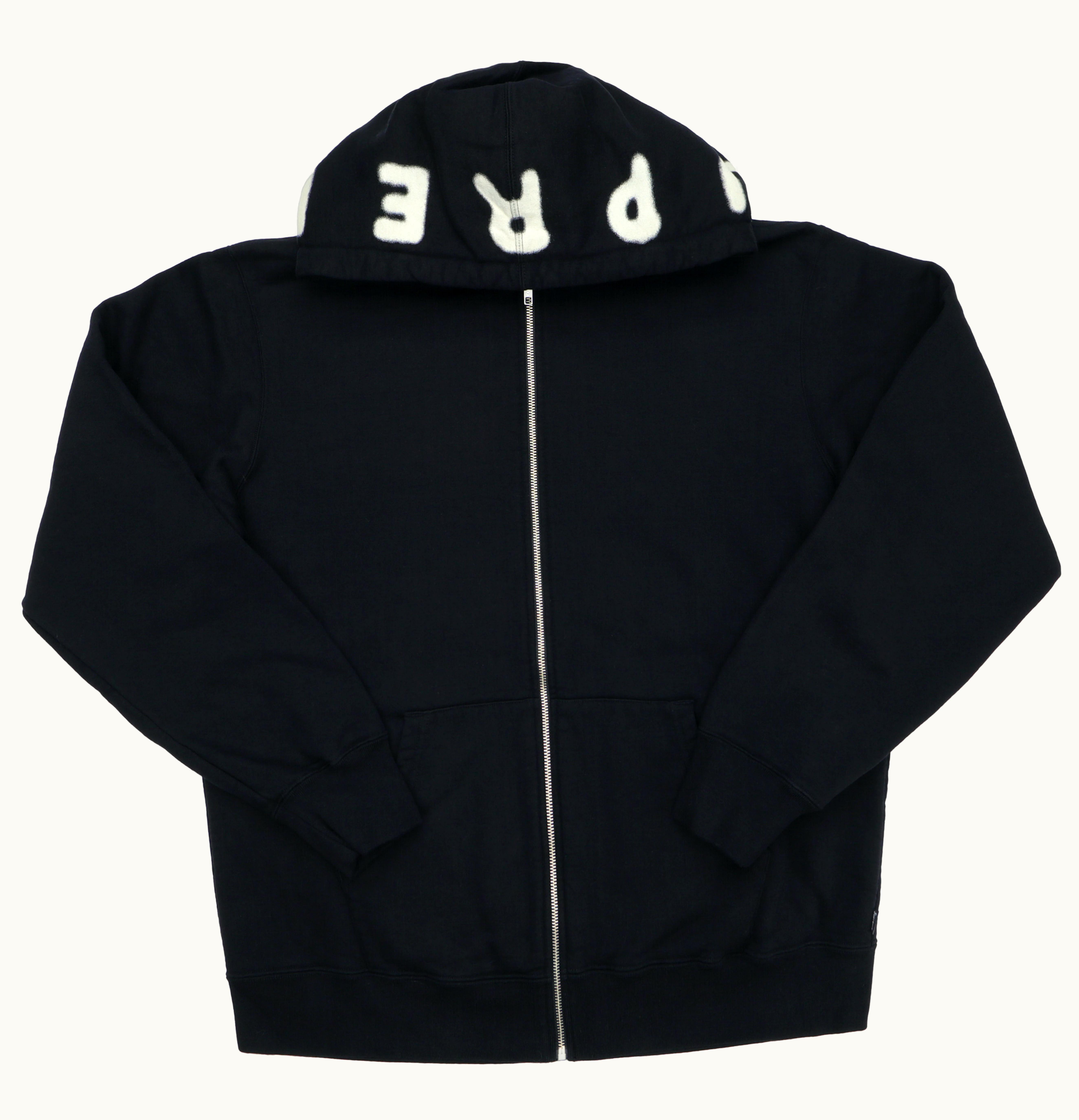 Supreme Supreme Bone Zip Up Sweatshirt Black
