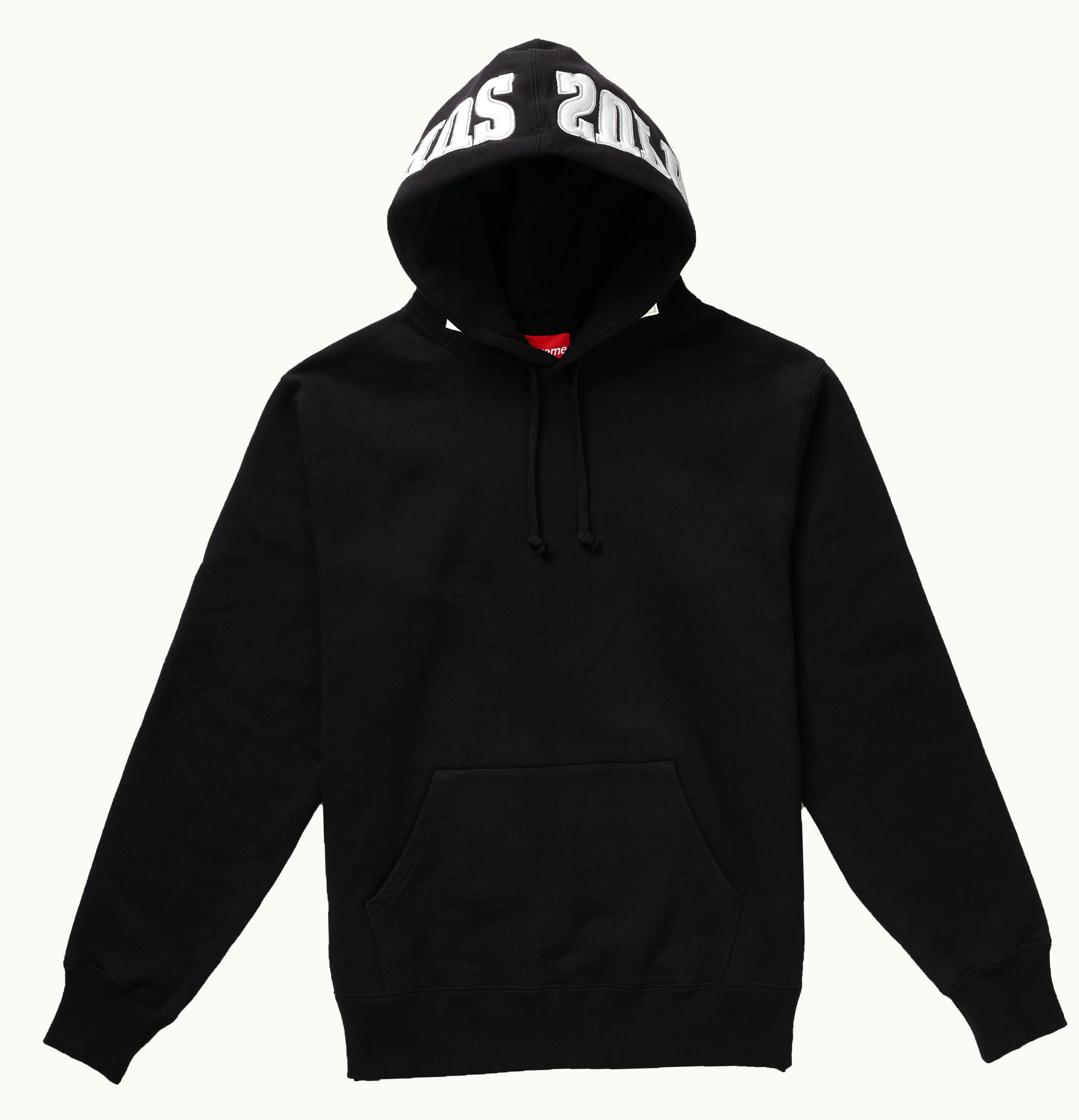 Supreme Supreme Mirrored Logo Hooded Sweatshirt Black